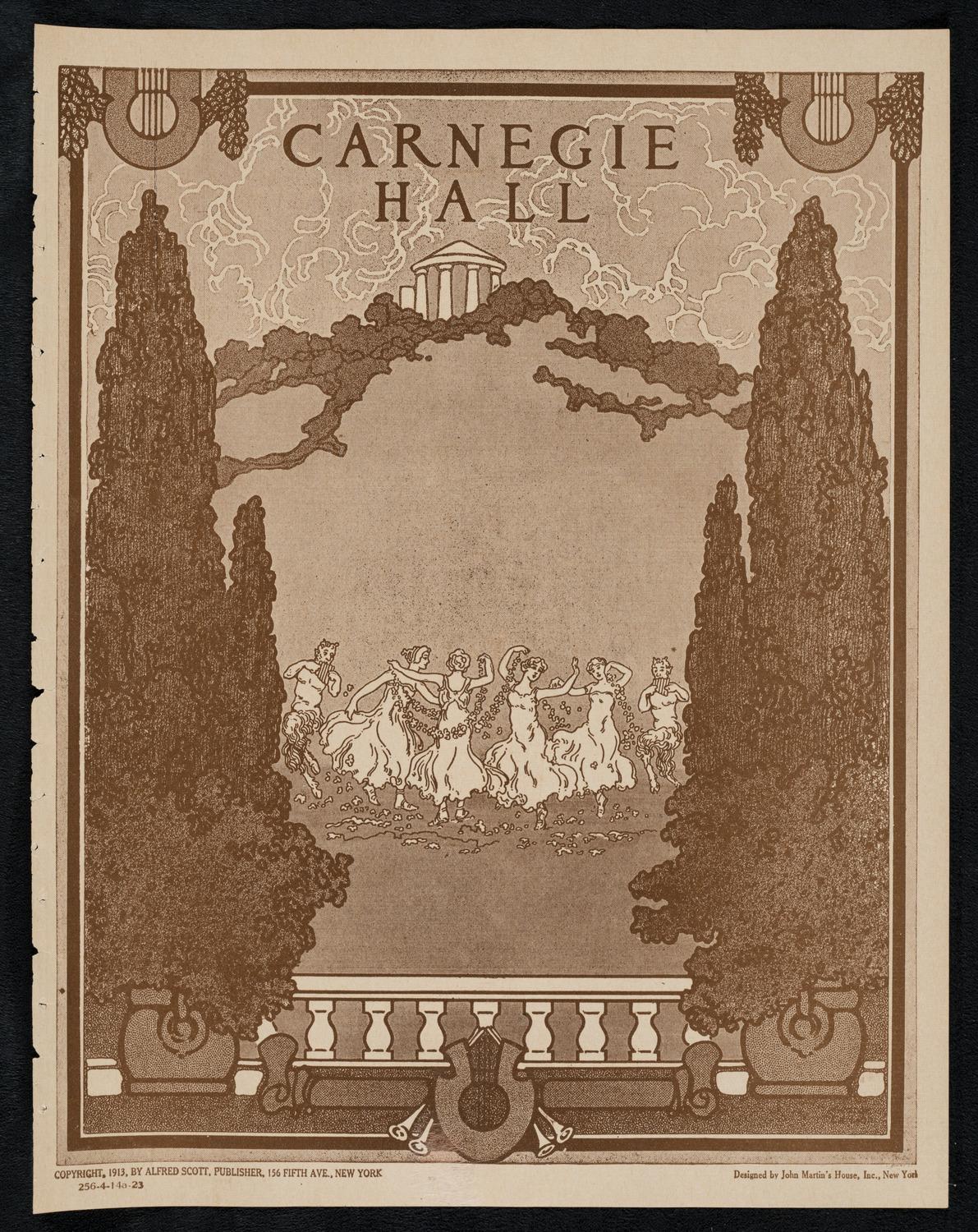 Children's Classes of the Chalif Russian School of Dancing, April 14, 1923, program page 1