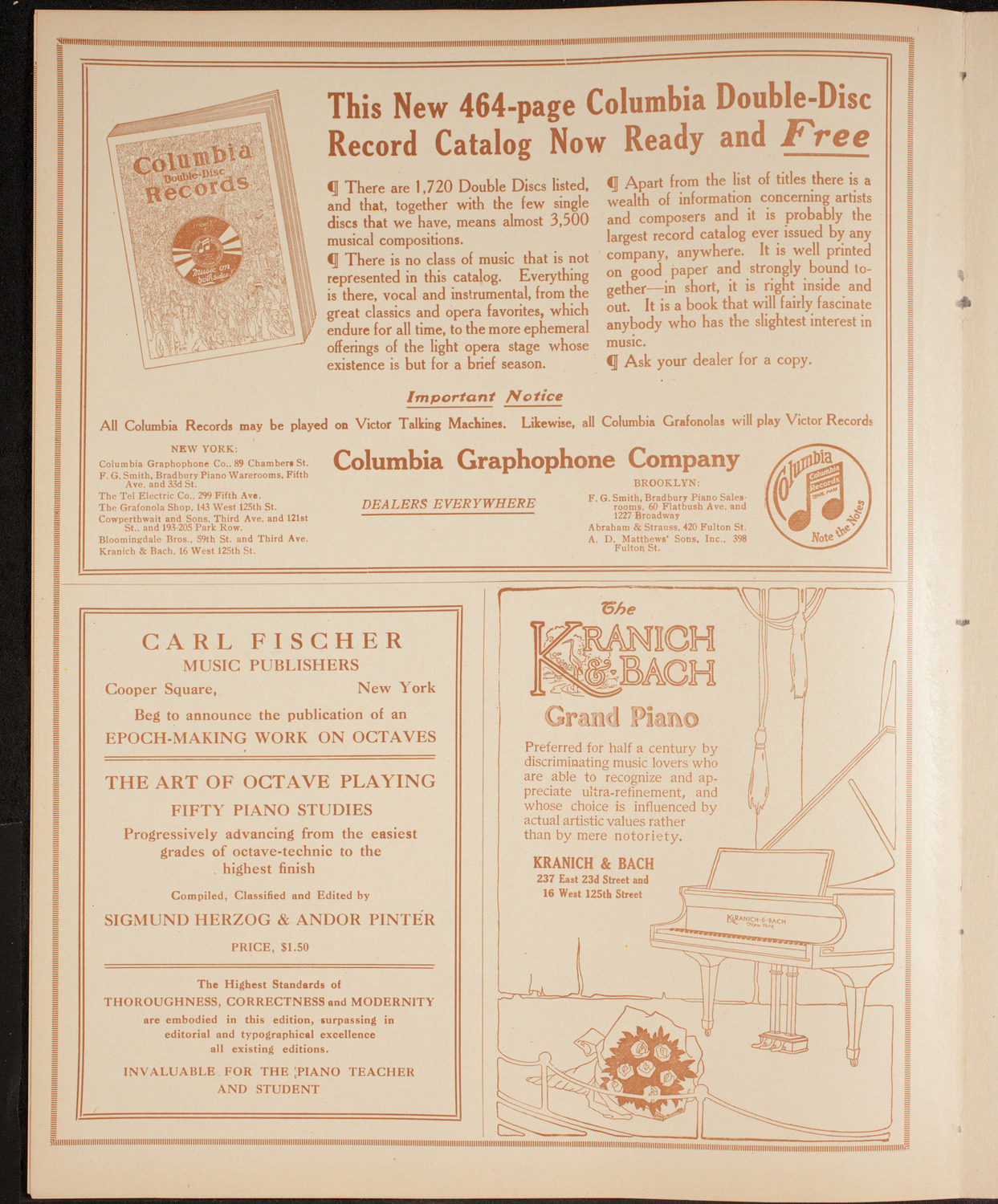 Elmendorf Lecture: Around the United States, December 6, 1914, program page 6