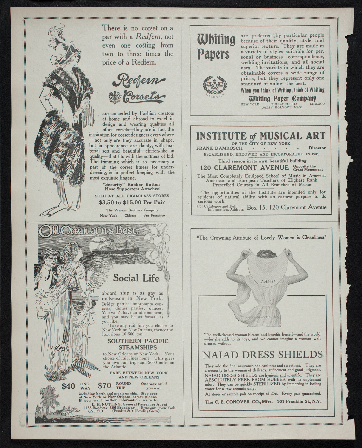Leopold Godowsky, Piano, November 27, 1912, program page 2