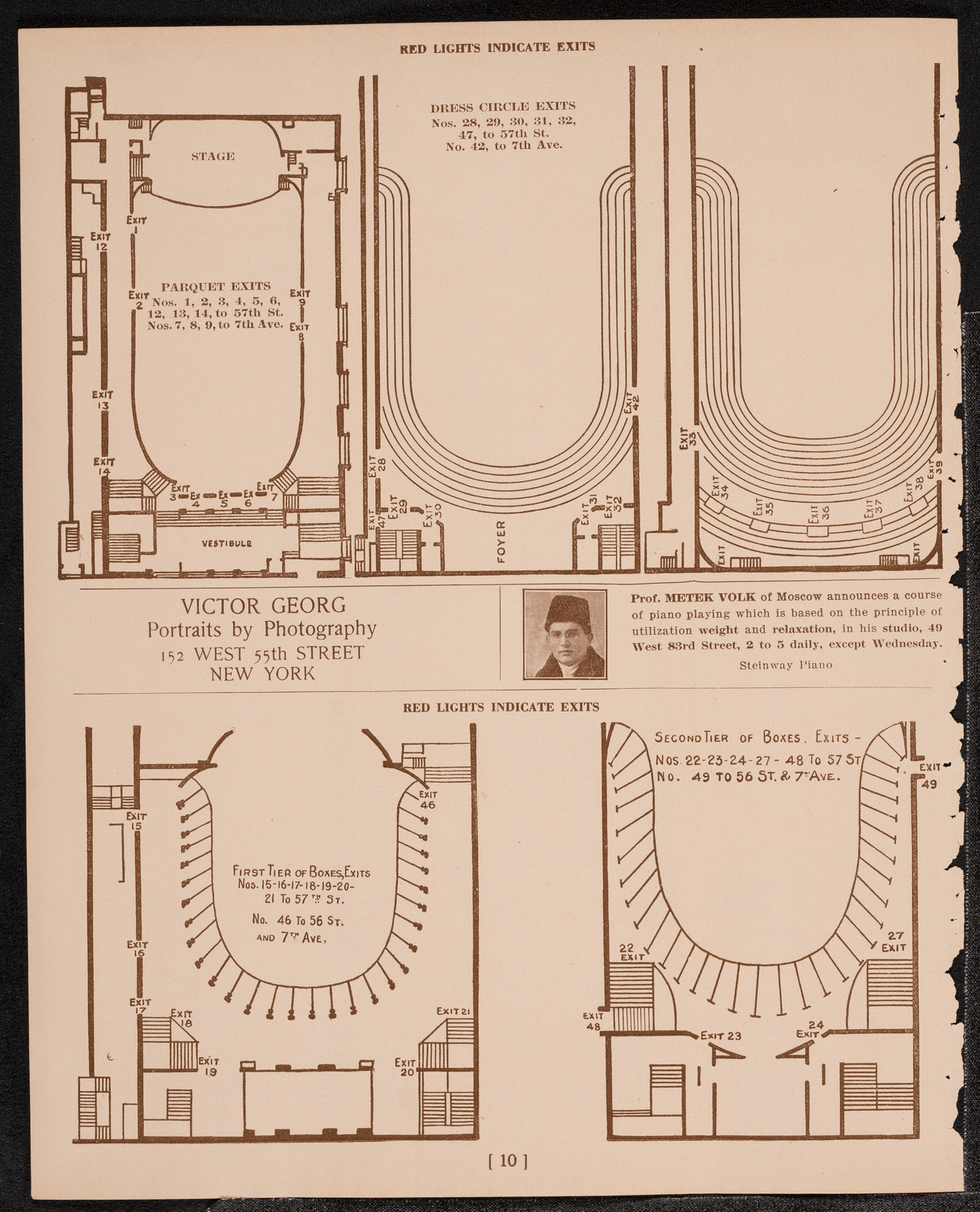 Philadelphia Orchestra, November 29, 1921, program page 10