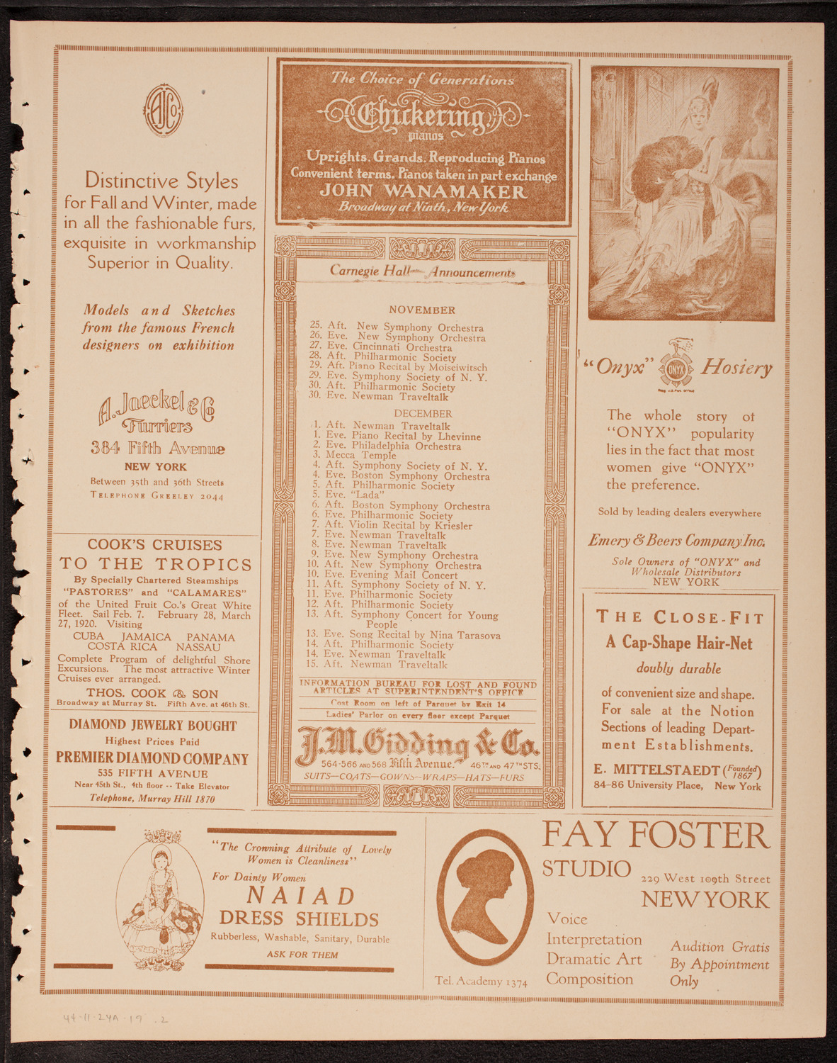 Newman Traveltalks: Occupied Germany, November 24, 1919, program page 3
