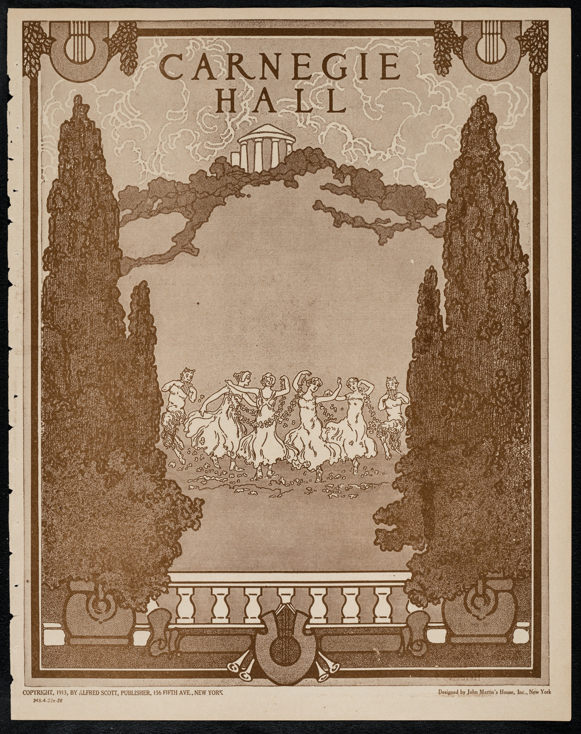 Vestoff-Serova School of Dancing, April 22, 1922, program page 1