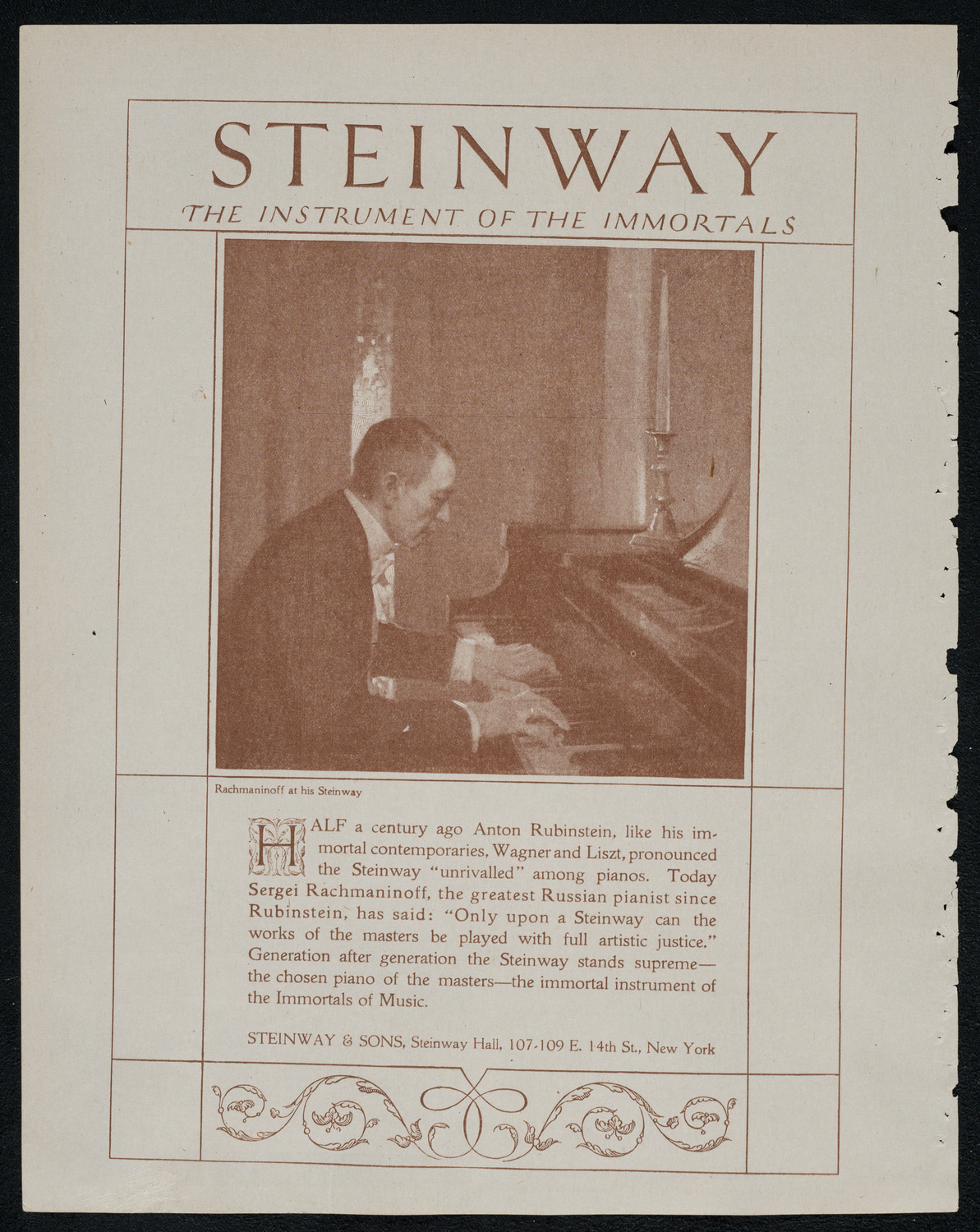 New York Symphony Orchestra, January 28, 1921, program page 4