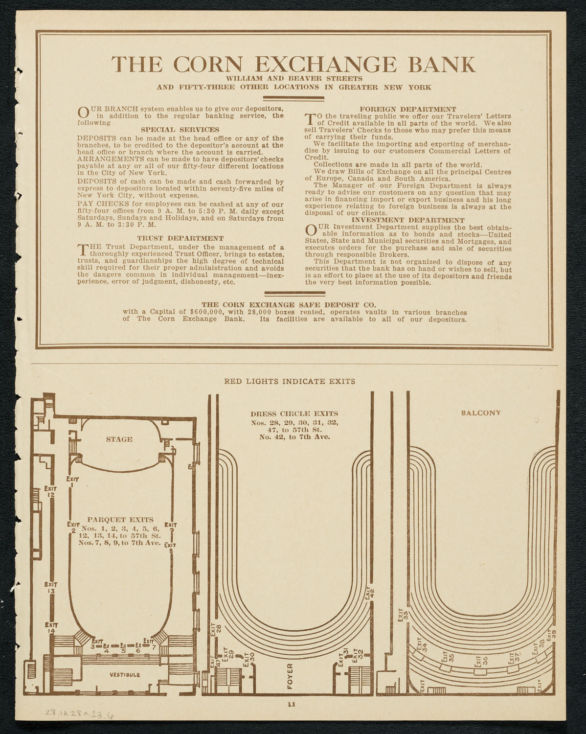 Sophie Braslau, Contralto, October 28, 1923, program page 11