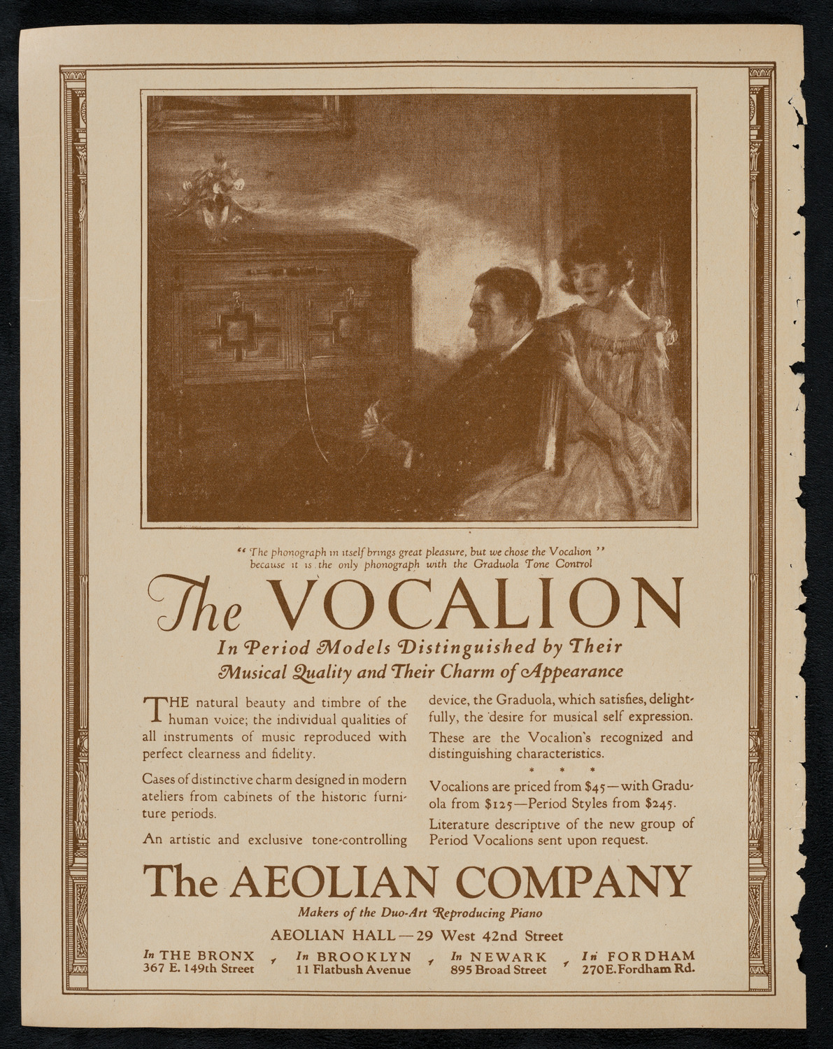 New York Philharmonic, March 11, 1923, program page 2