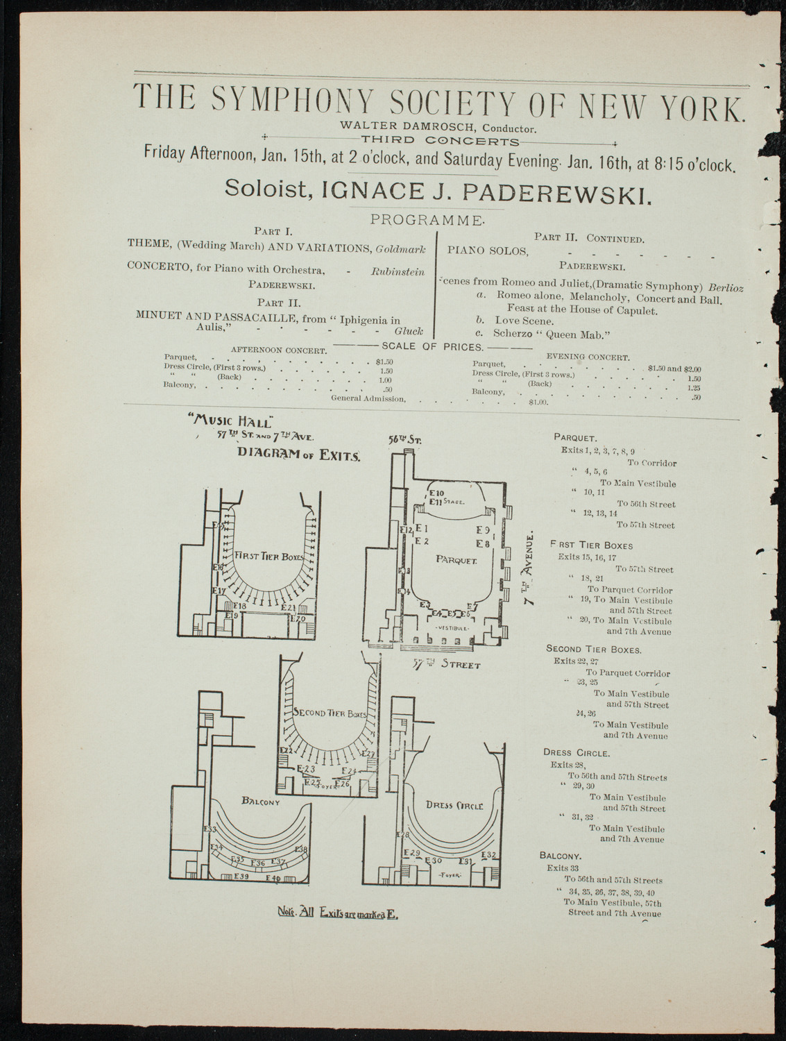 Cappa's Seventh Regiment Band, January 14, 1892, program page 10