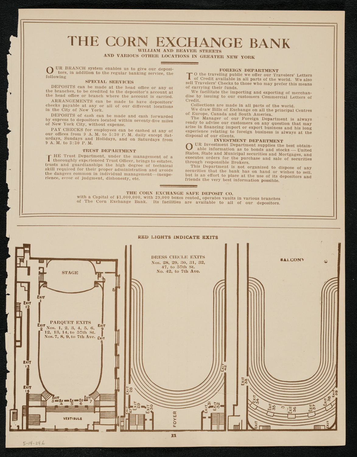 New York Chamber Symphony, May 14, 1924, program page 11