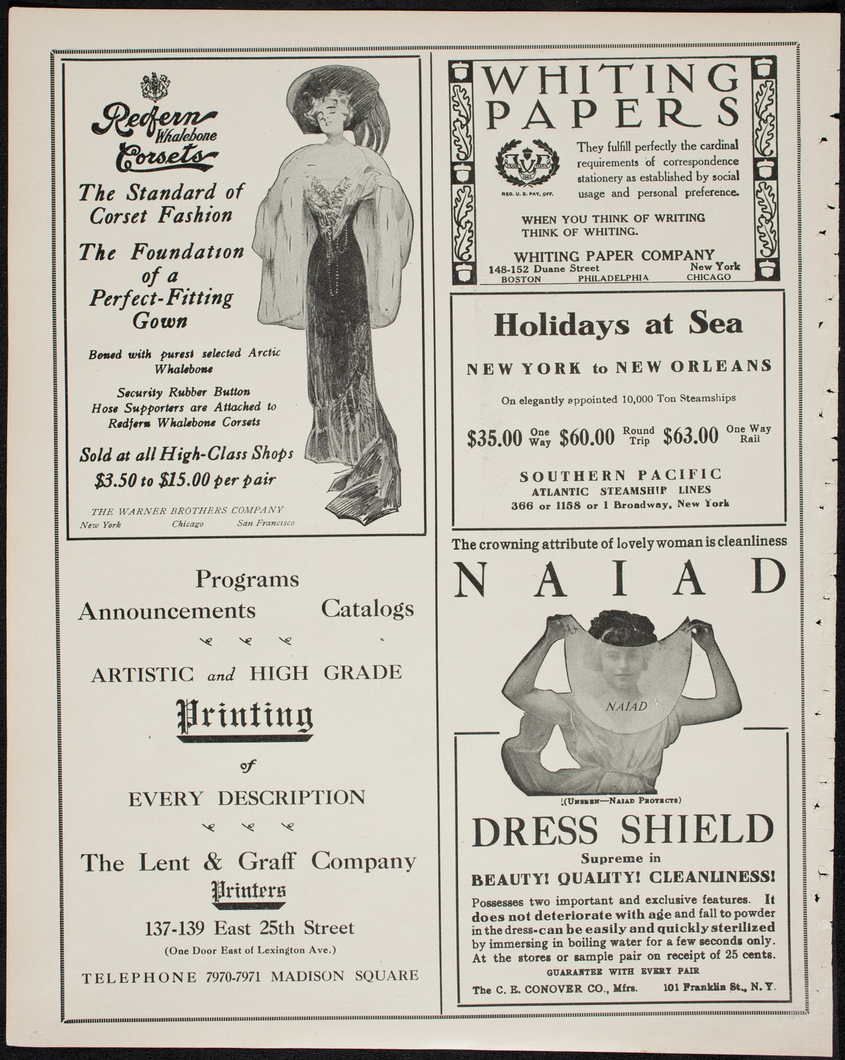 Shakespeare Birthday Festival: The Ben Greet Players and The Volpe Symphony Orchestra, April 22, 1911, program page 2