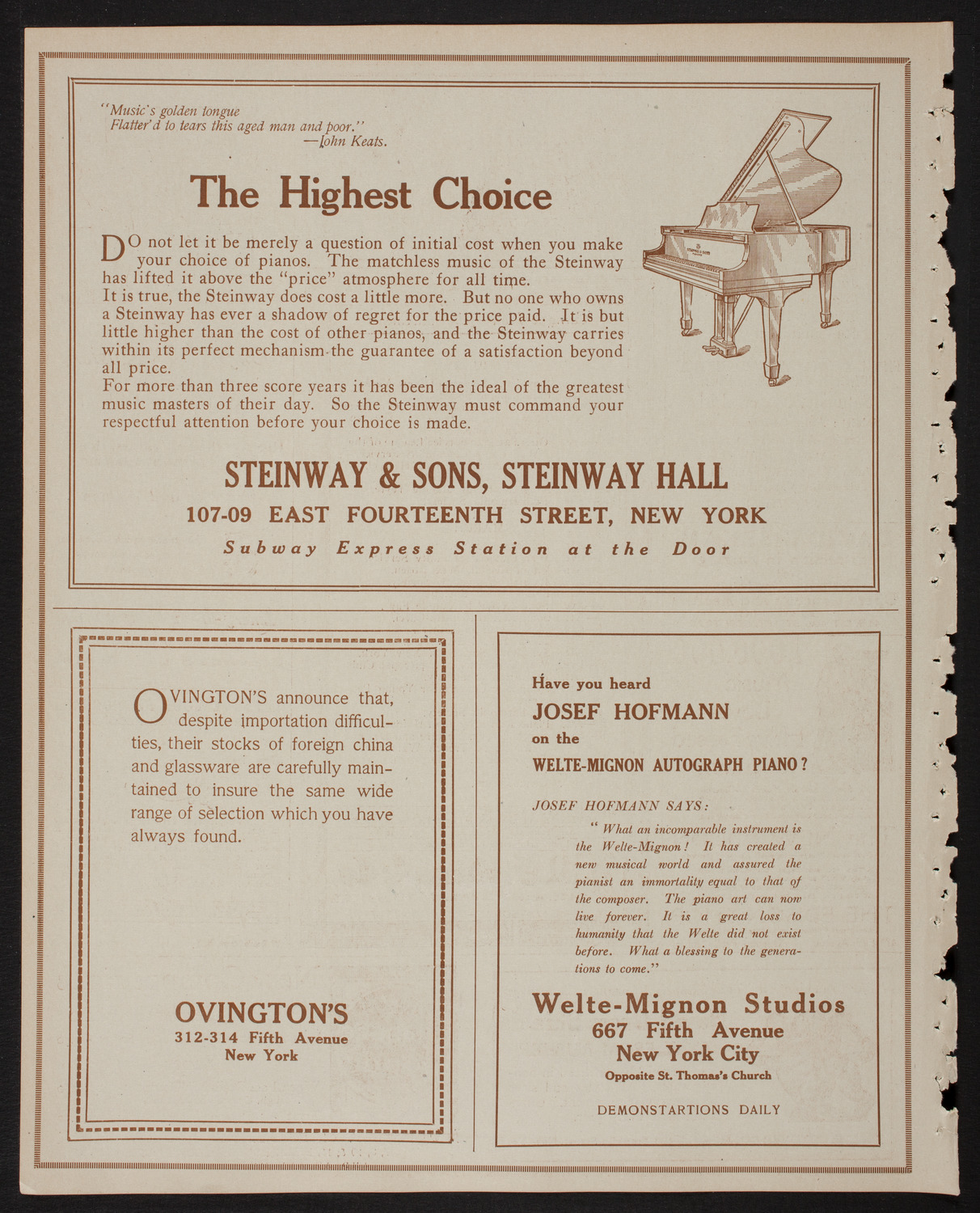 Symphony Concert for Young People, February 23, 1918, program page 4