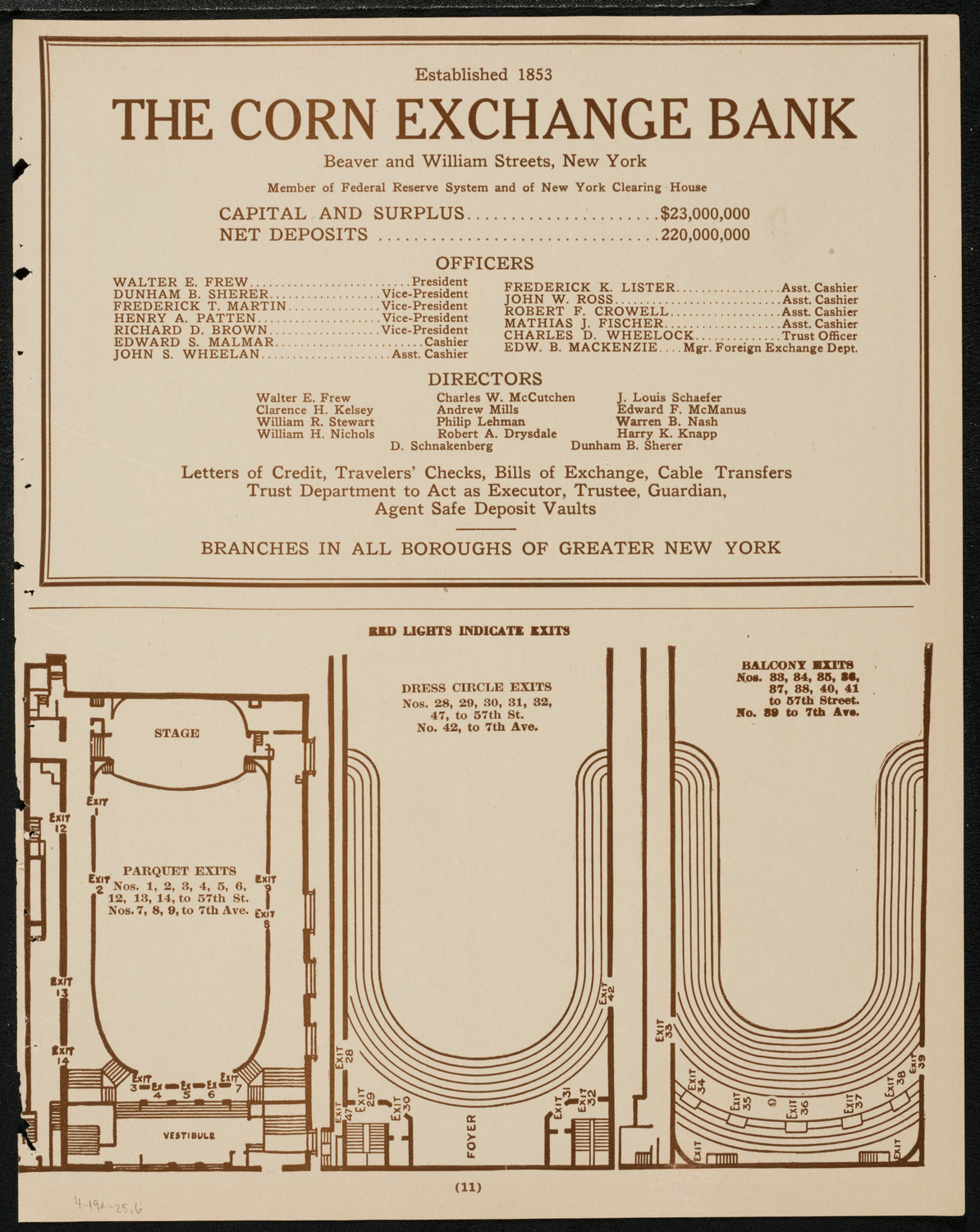 Farewell Concert and Meeting for R. Abramowitch, April 19, 1925, program page 11