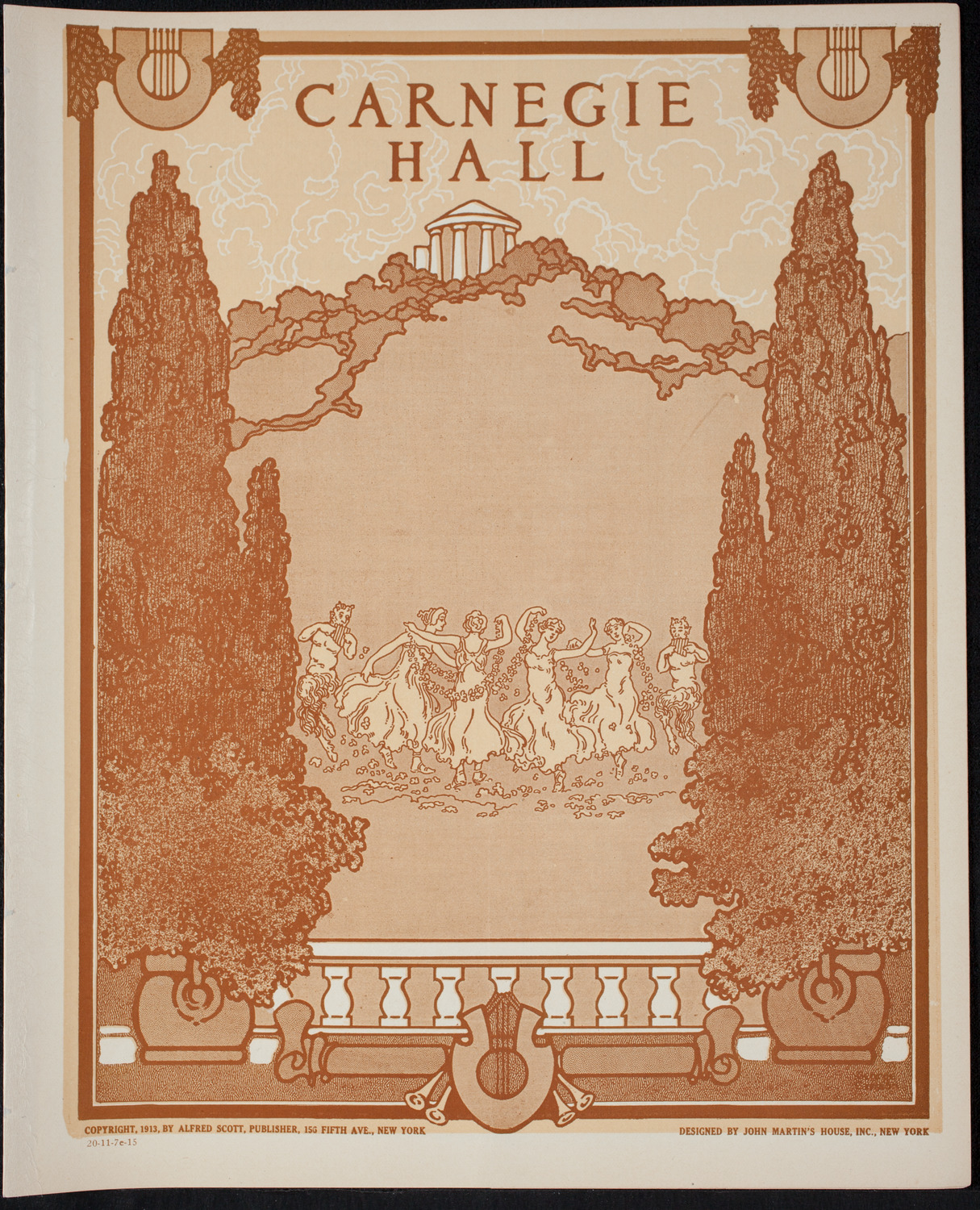 Elmendorf Lecture: The British Isles, November 7, 1915, program page 1