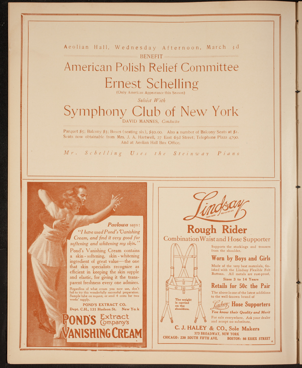 The Civic Forum, February 24, 1915, program page 4