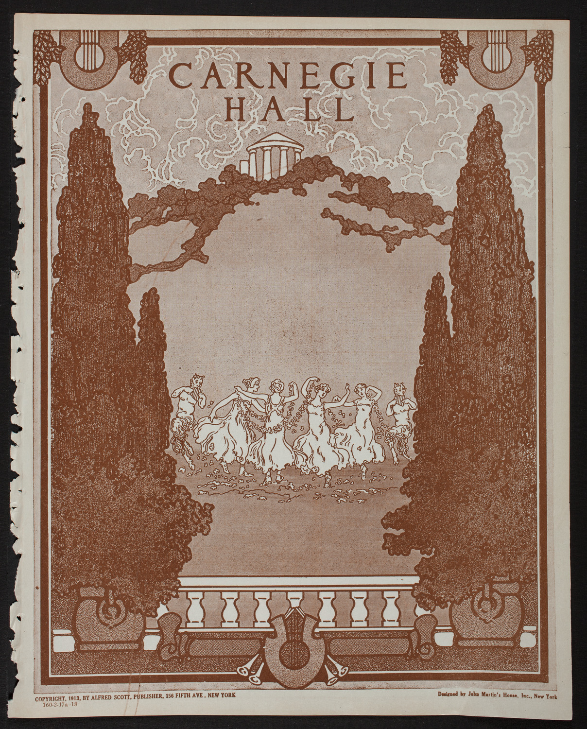 New York Philharmonic, February 17, 1918, program page 1