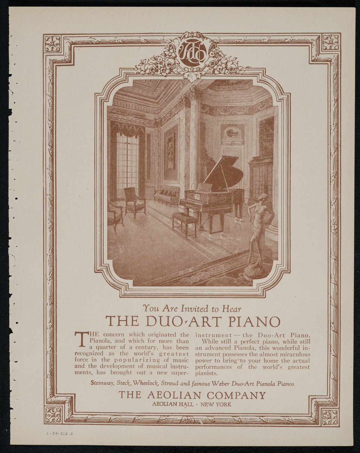 Symphony Concert for Young People, January 29, 1921, program page 11