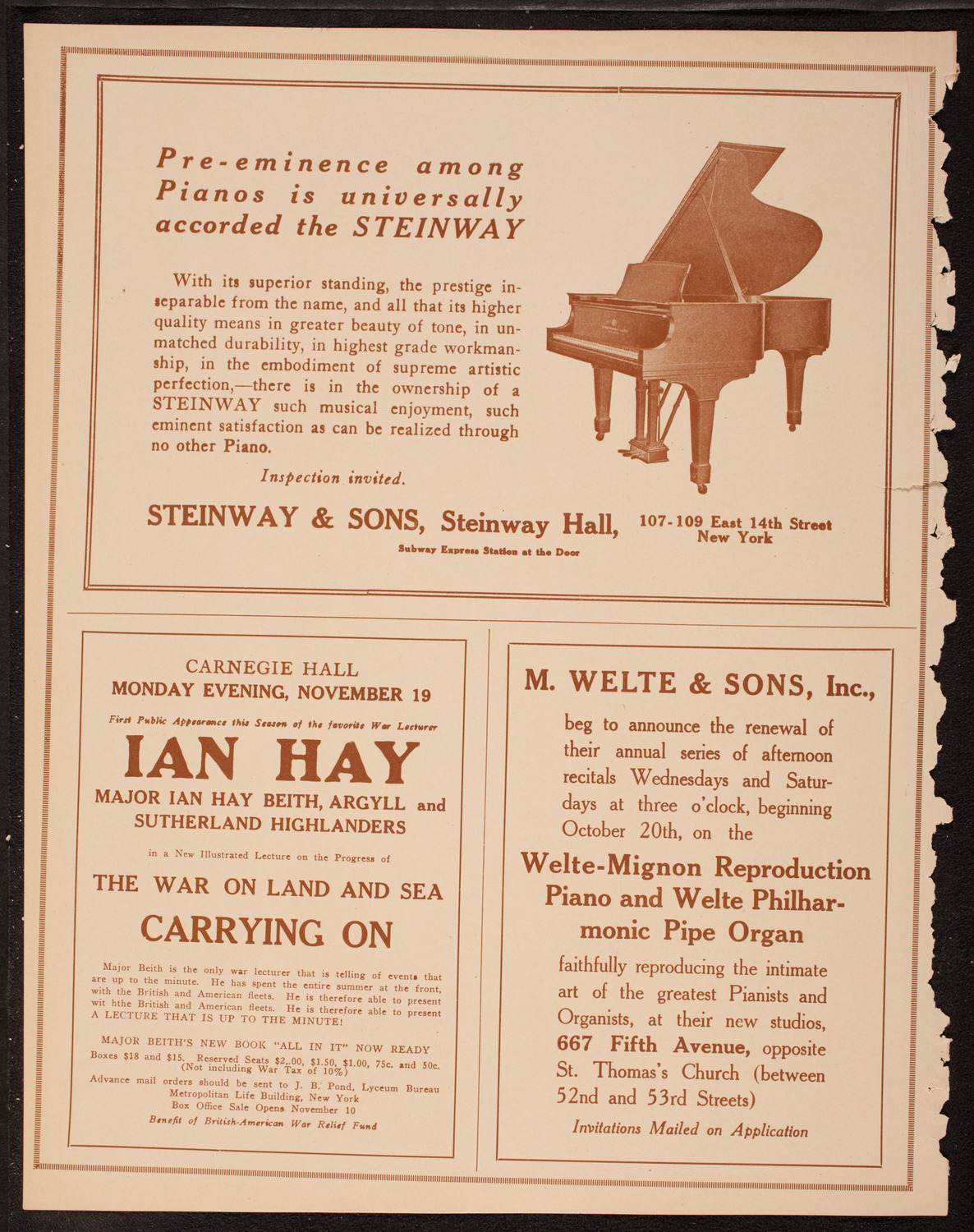 Symphony Concert for Young People, November 17, 1917, program page 4