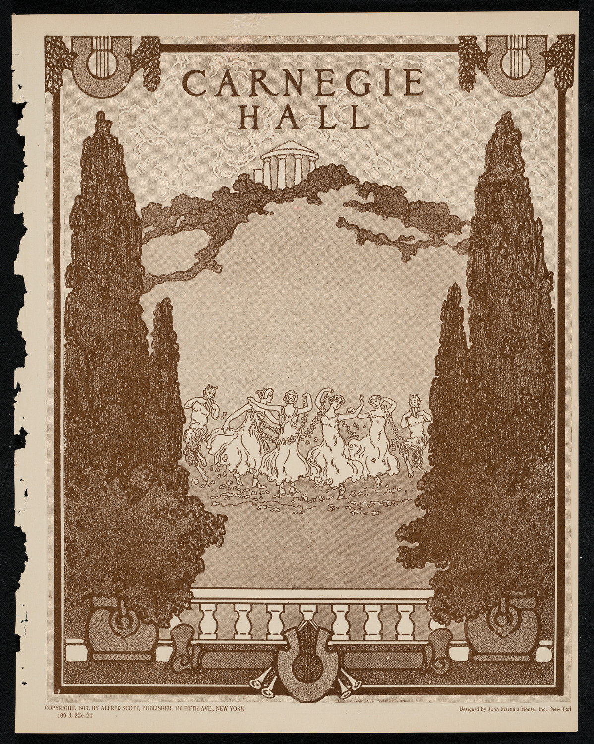 New York Symphony Orchestra: Beethoven Cycle, January 25, 1924, program page 1