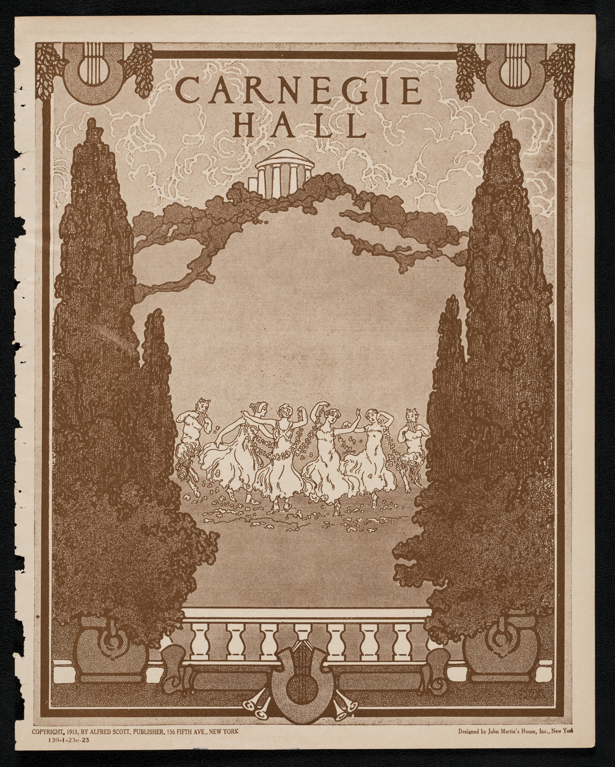 Cleveland Orchestra, January 23, 1923, program page 1