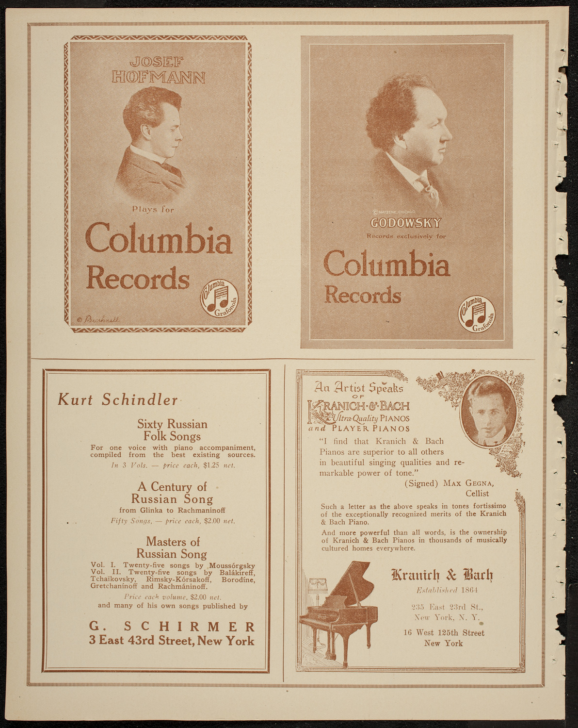 New Symphony Orchestra, January 27, 1920, program page 6