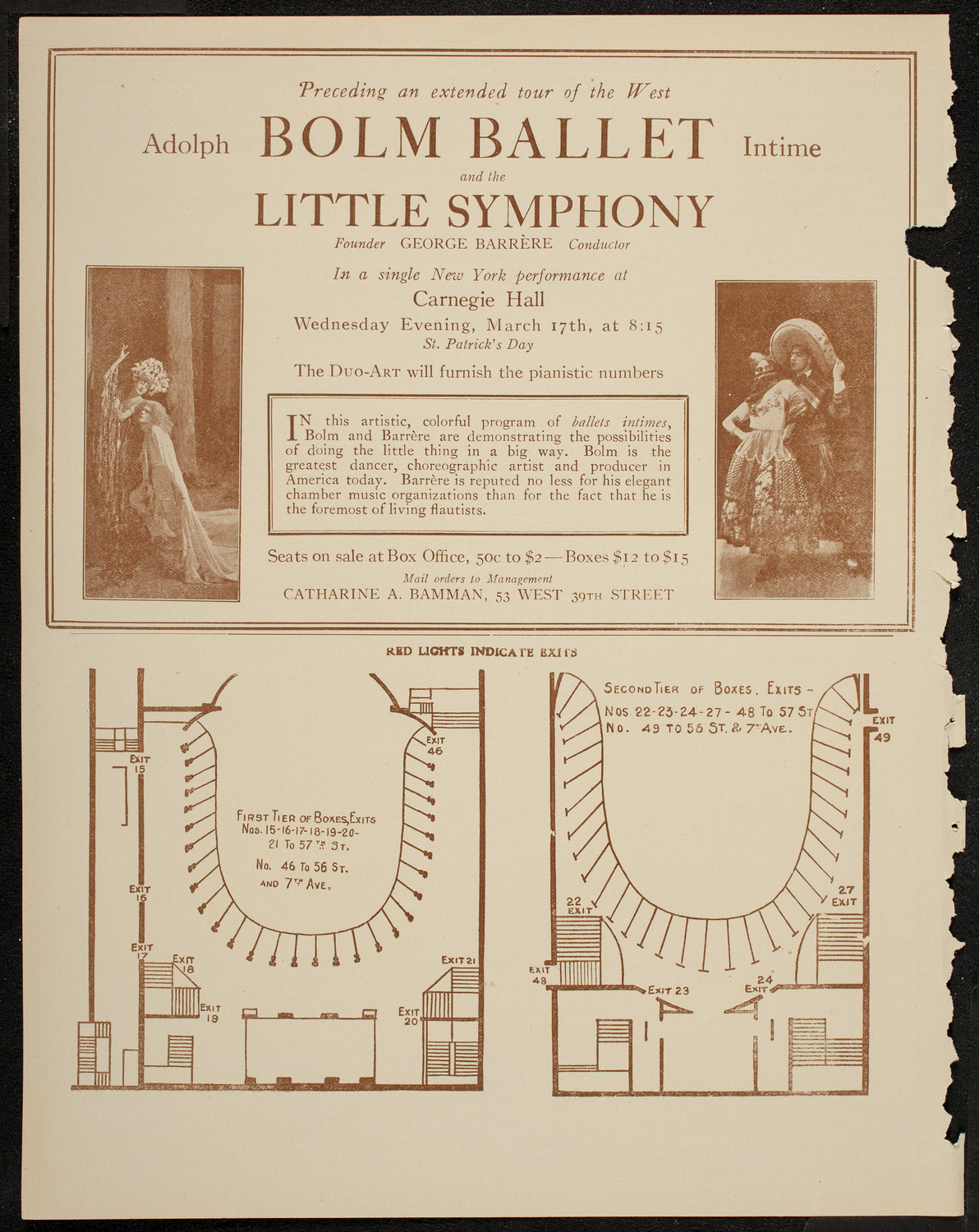 New York Symphony Orchestra, March 11, 1920, program page 10