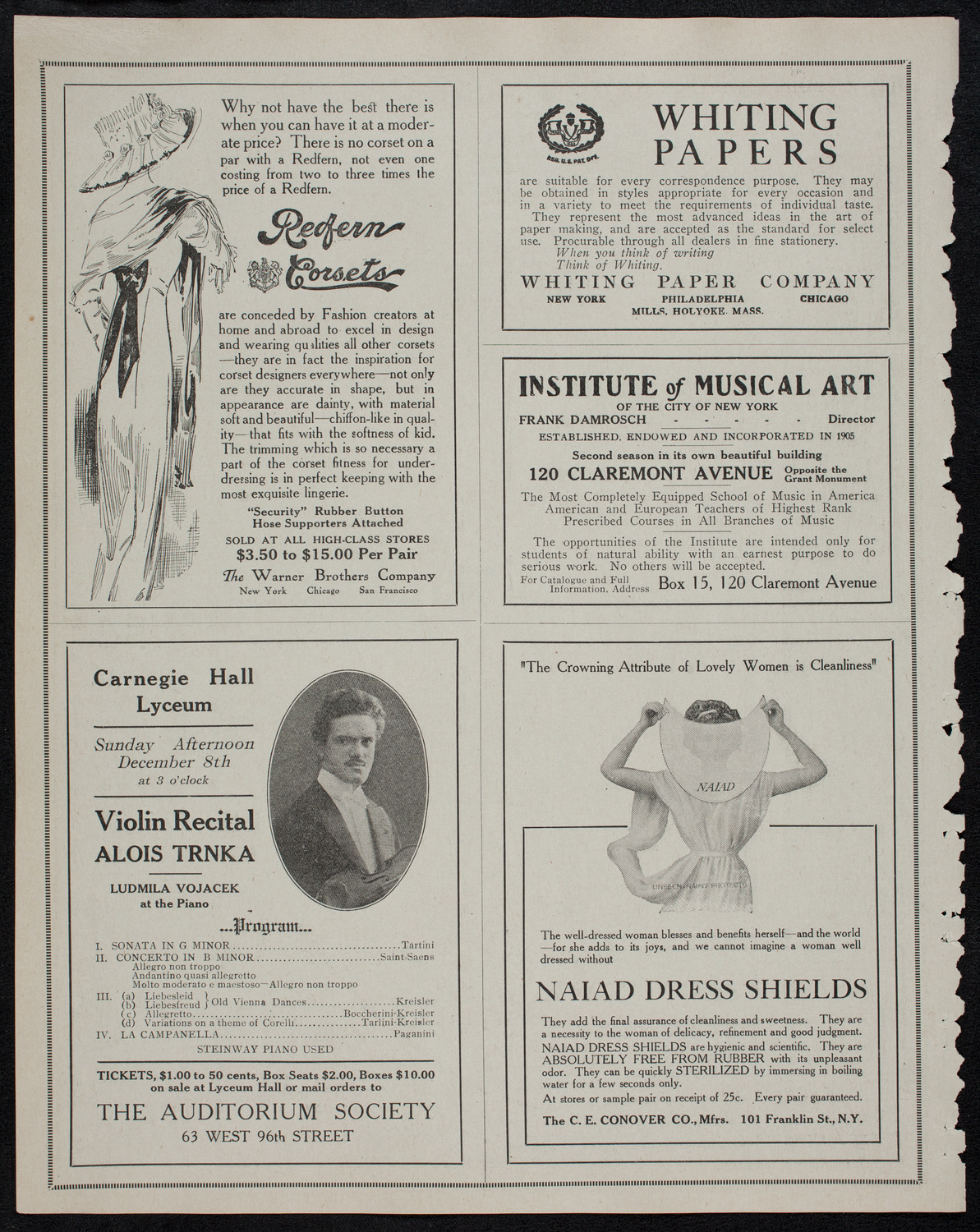 Elmendorf Lecture: The Grand Canyon, October 20, 1912, program page 2