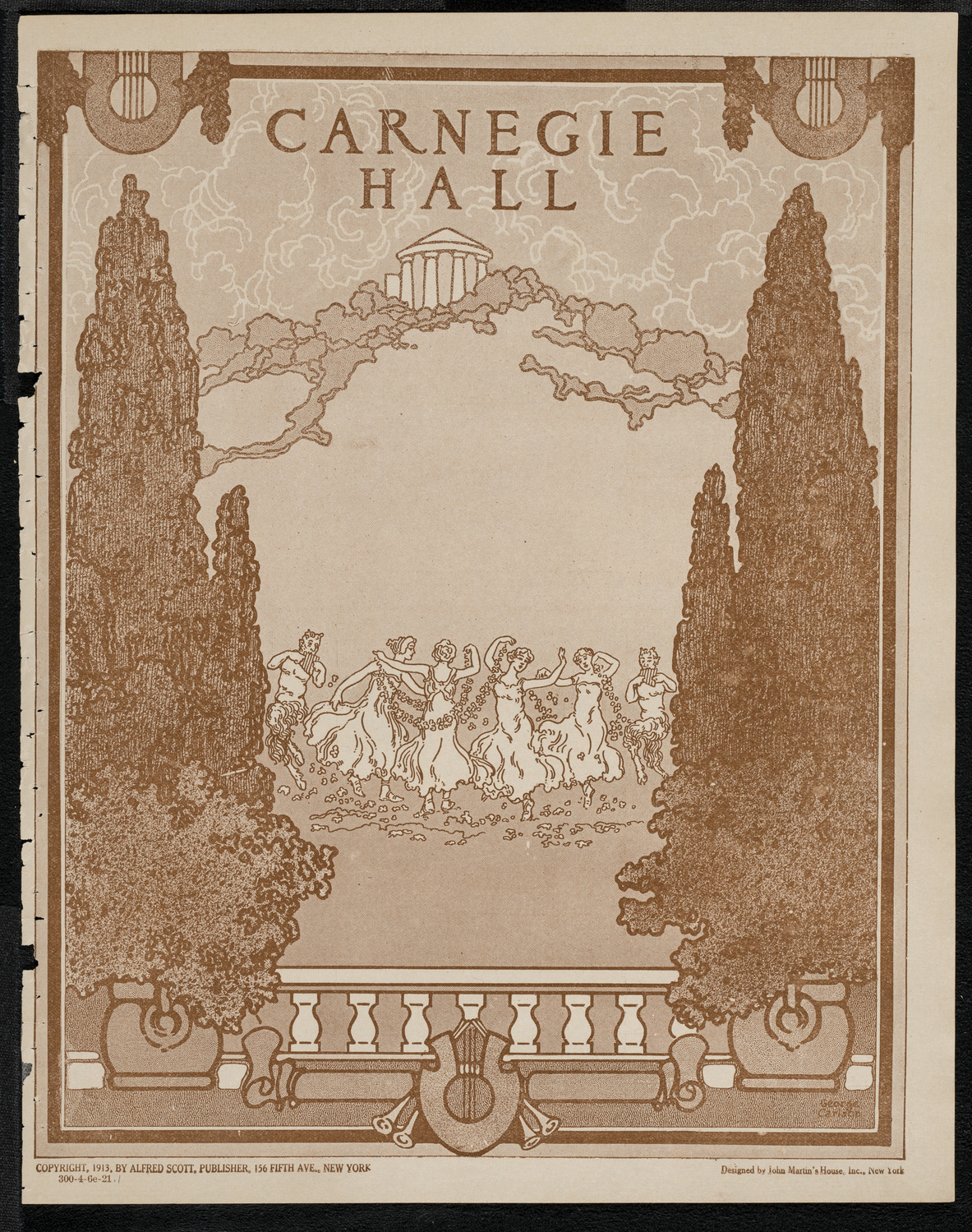 National Symphony Orchestra, April 6, 1921, program page 1