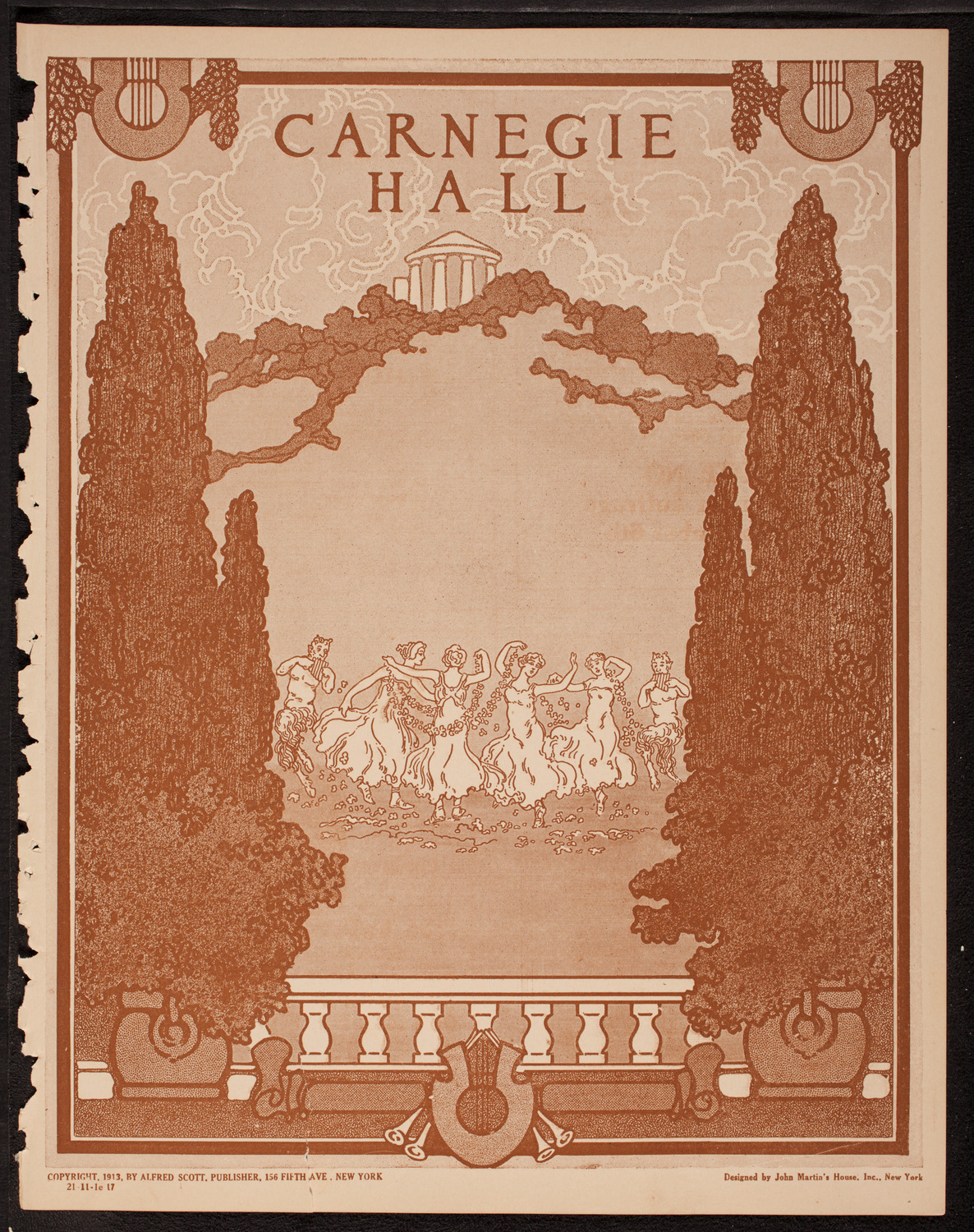 Alice Gentle, Mezzo-Soprano, November 1, 1917, program page 1