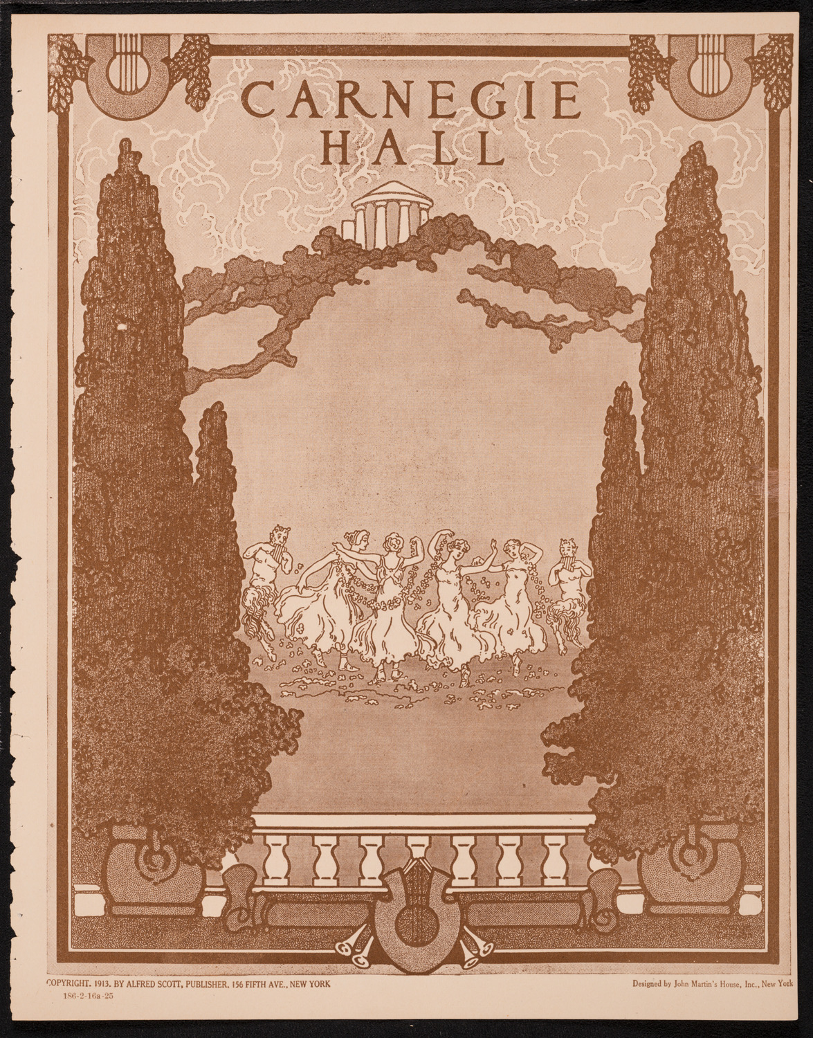 Burton Holmes Travelogue: Rome, February 16, 1925, program page 1