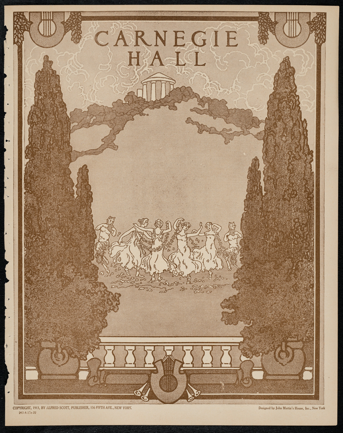 Harvard Glee Club, April 17, 1922, program page 1