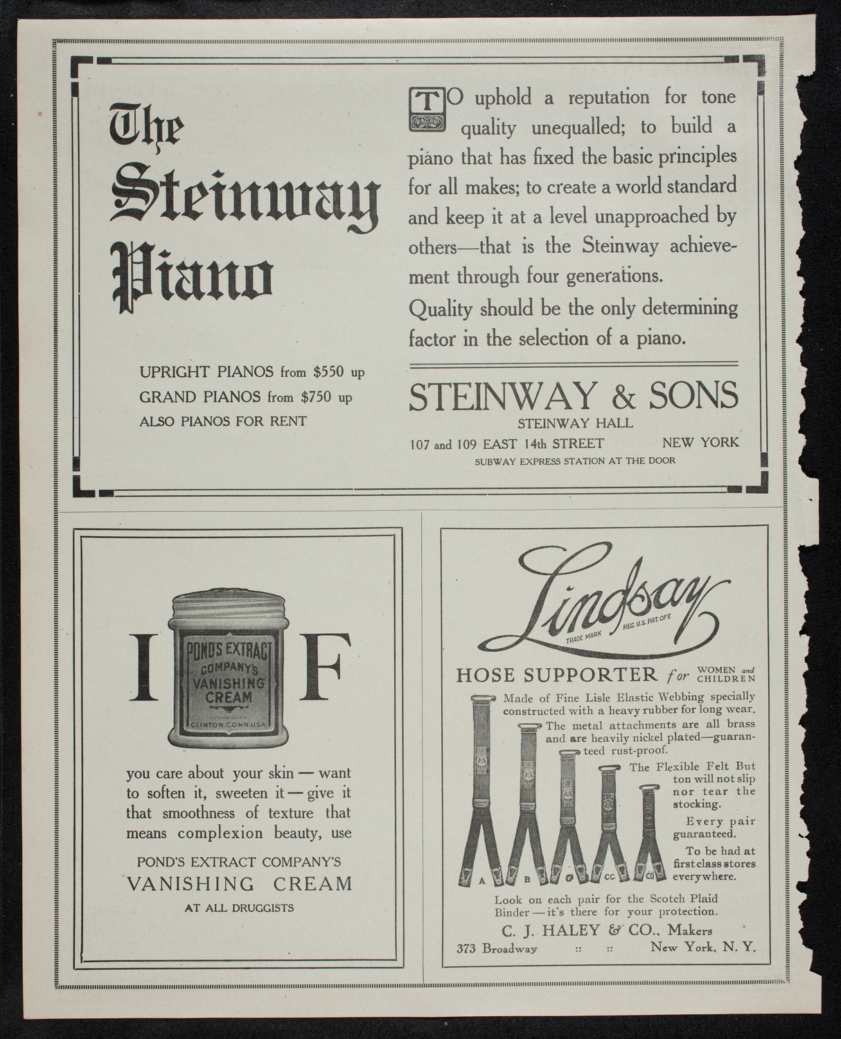 R.G. Knowles Travel Studies: Austria and Vienna, December 8, 1912, program page 4