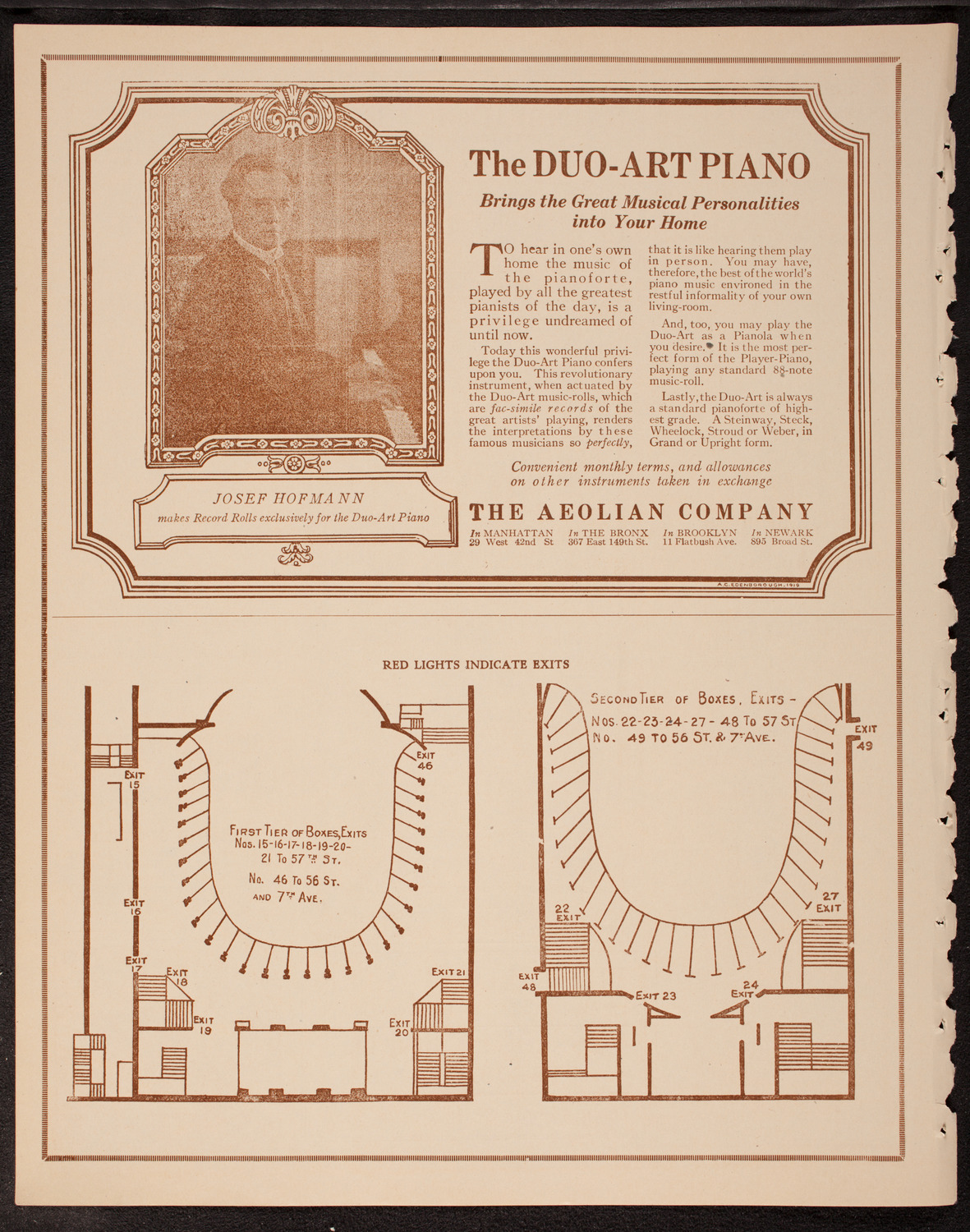 Nina Tarasova, Folk Singer, November 22, 1919, program page 10