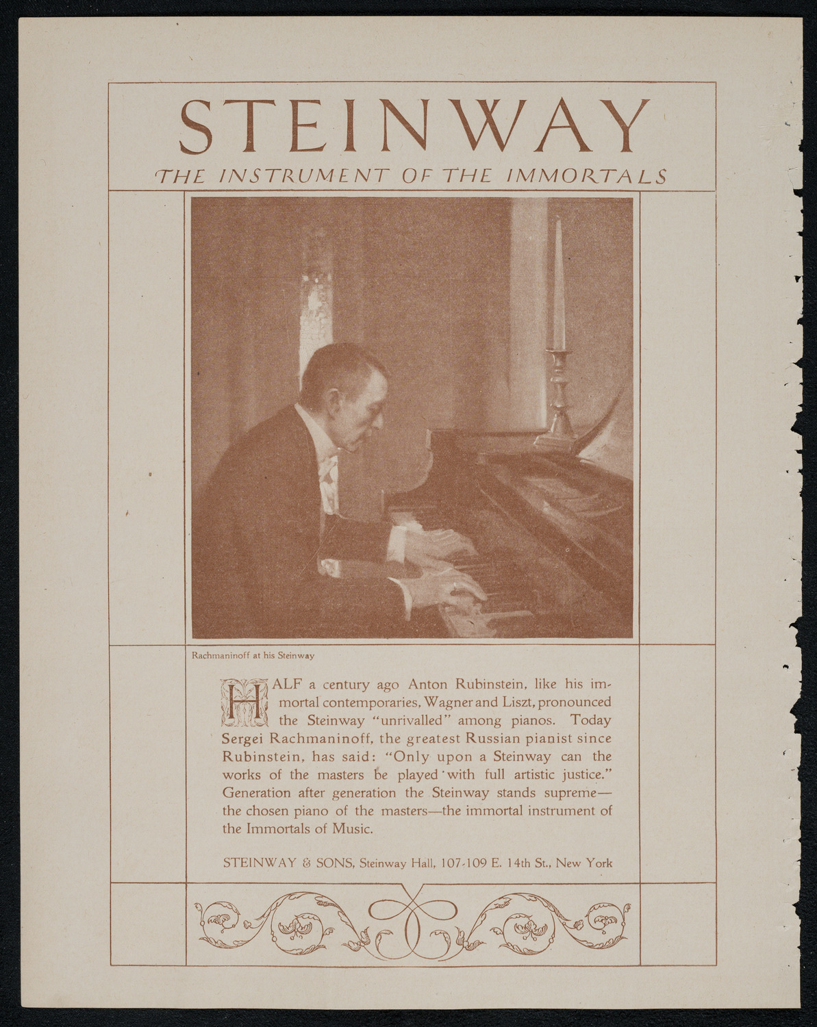 New York Symphony Orchestra, January 27, 1921, program page 4