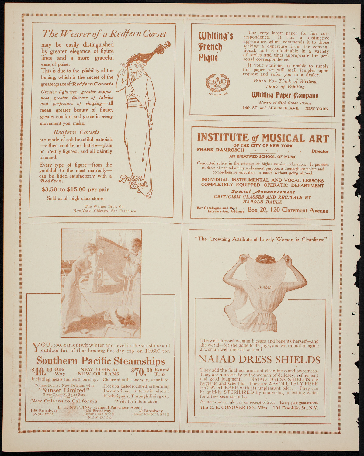 Newman Traveltalks: Paris, March 15, 1914, program page 2