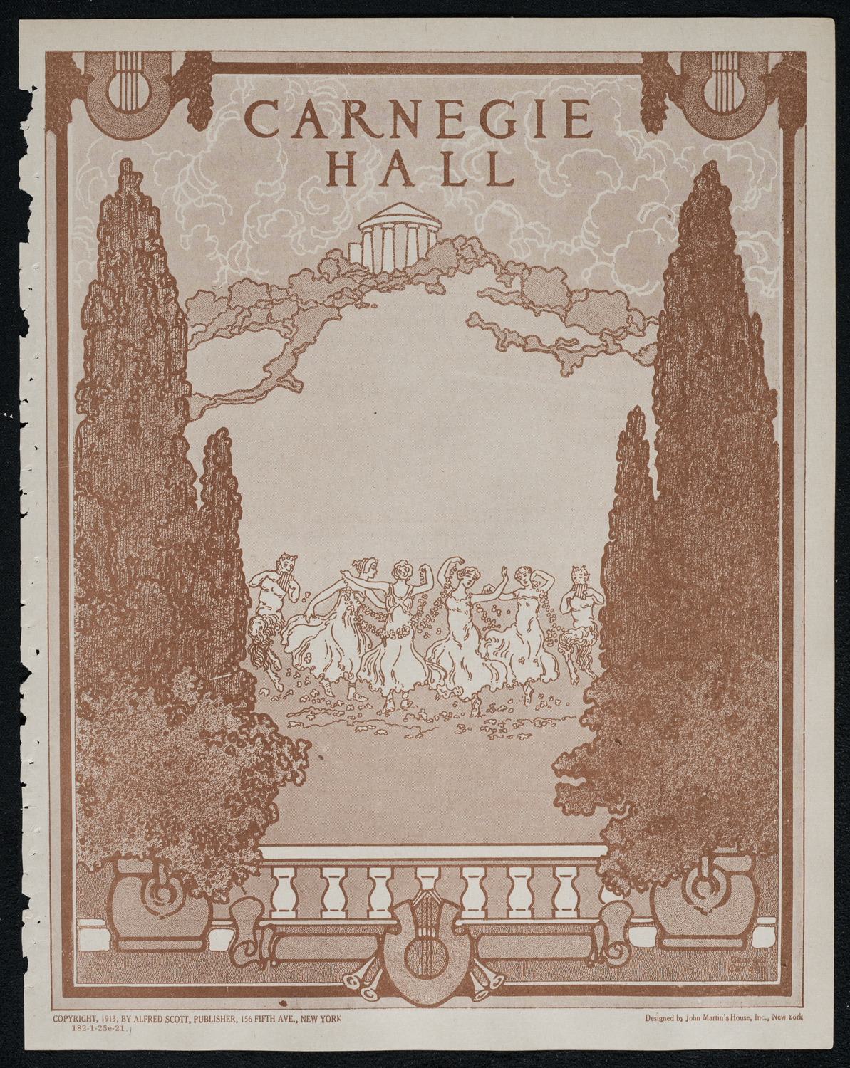 Chicago Symphony Orchestra, January 25, 1921, program page 1