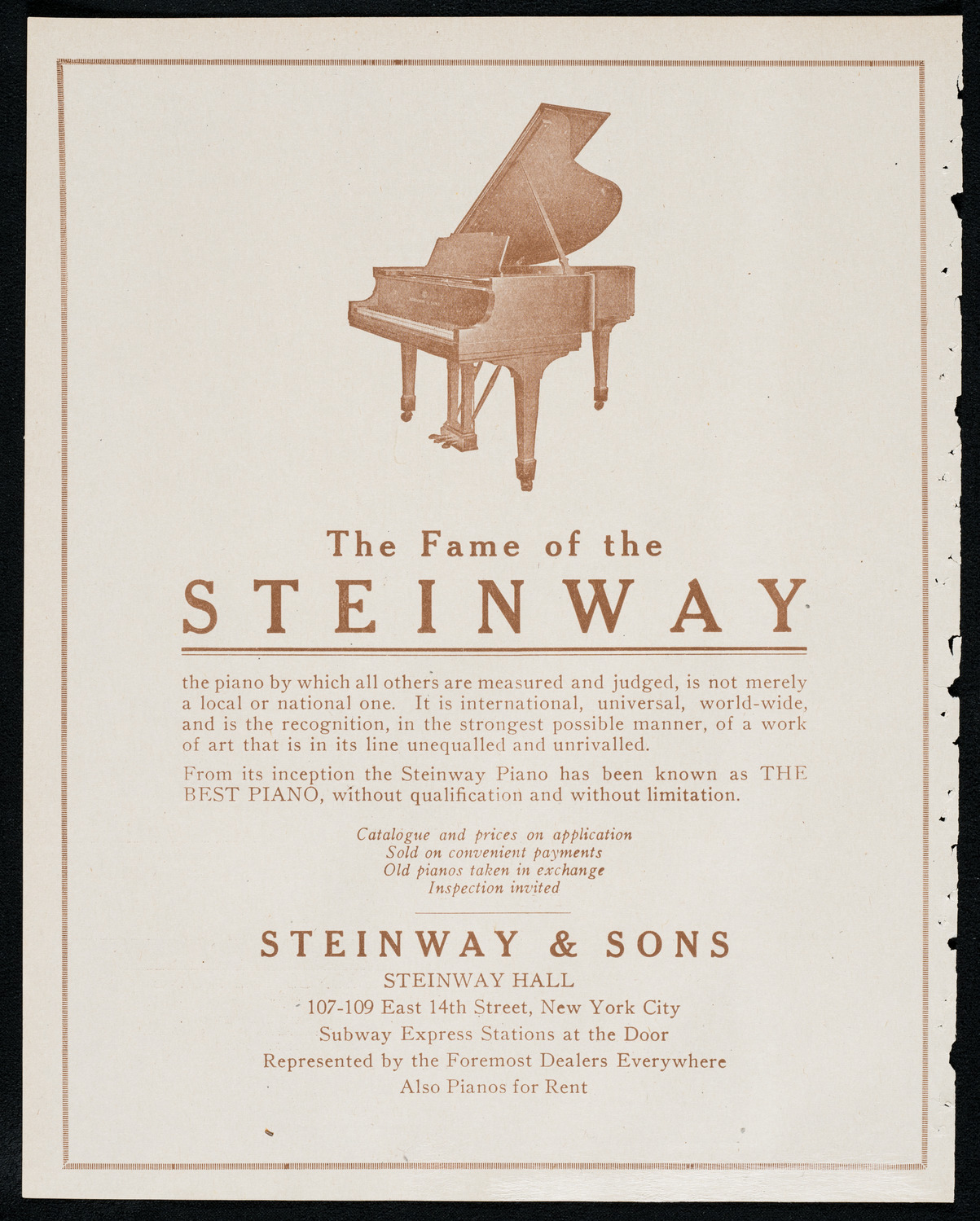 Duci de Kerekjarto, Violin, November 20, 1920, program page 4