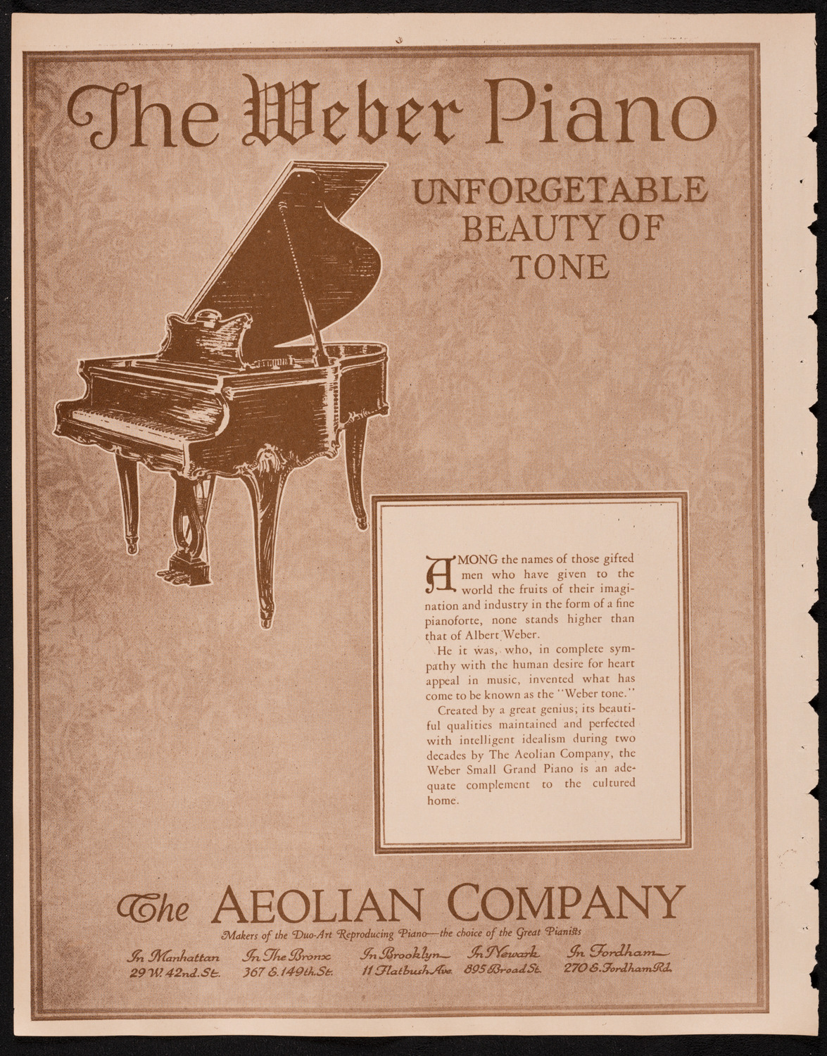 Concert presented by the Jewish National Workers' Alliance, New York City Committee, February 7, 1925, program page 2