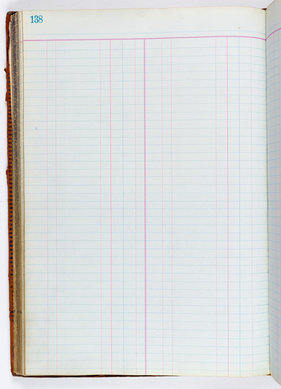 Music Hall Accounting Ledger, volume 1, page 138