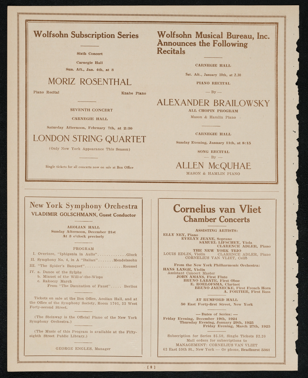 Newman Traveltalks: Java and Sumatra, December 14, 1924, program page 8