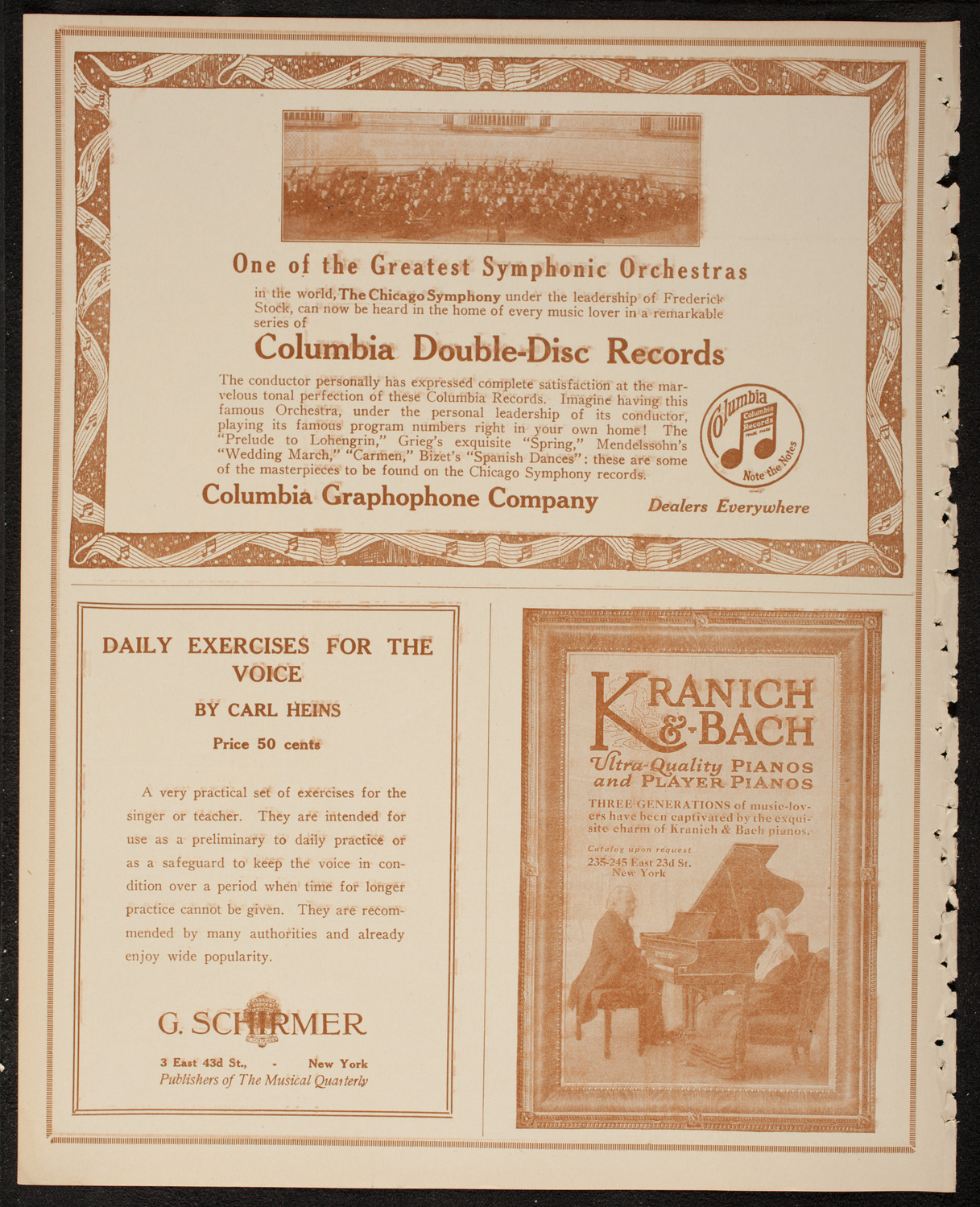 Boston Symphony Orchestra, February 15, 1917, program page 6