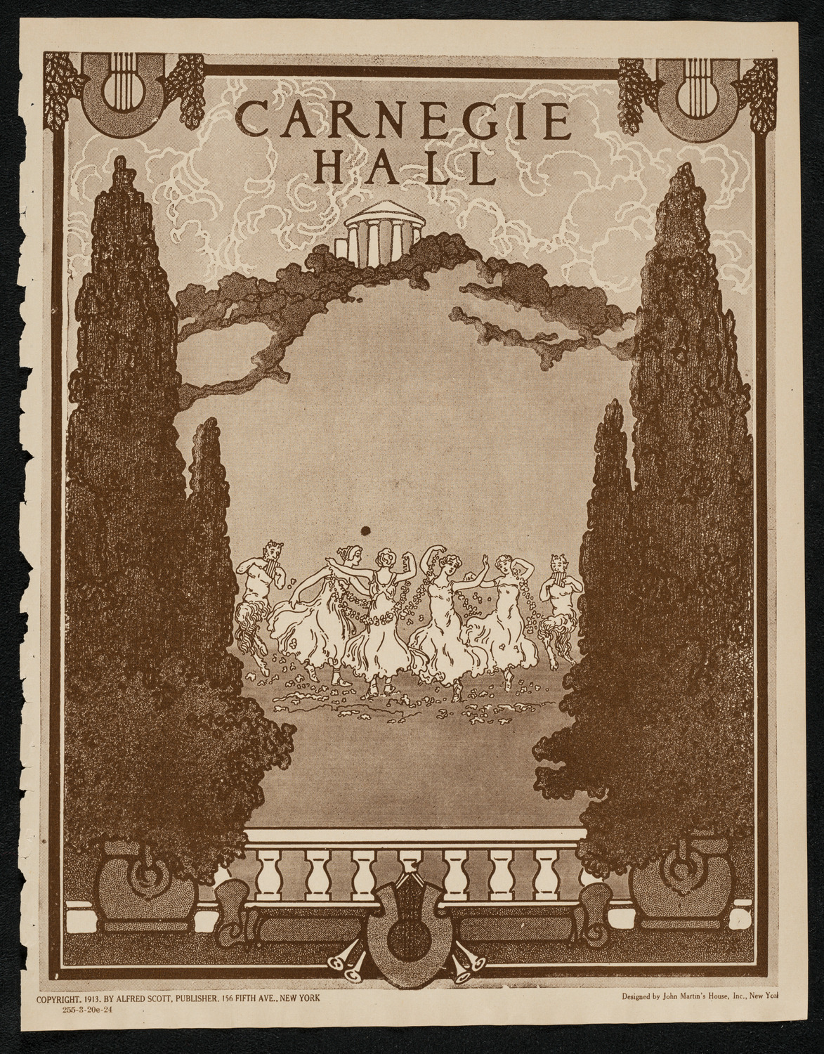 New York Philharmonic, March 20, 1924, program page 1