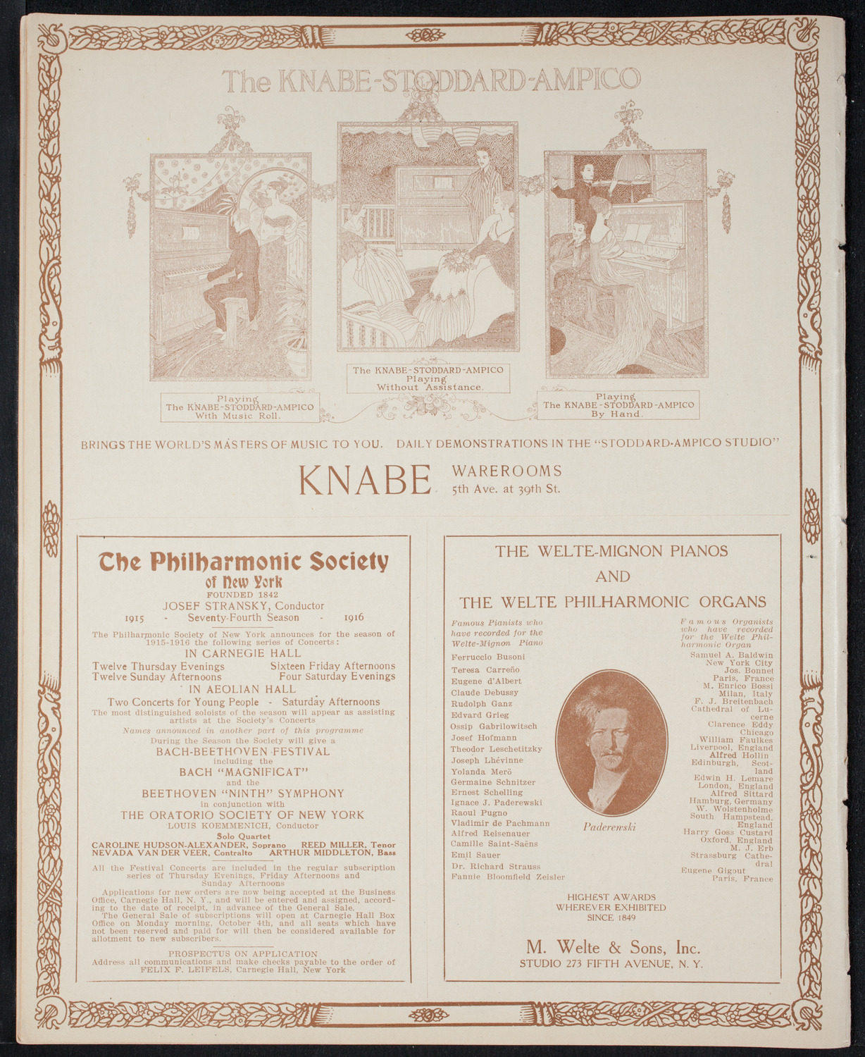 Fashion Show: "Yesterday or To-Morrow", October 8, 1915, program page 12