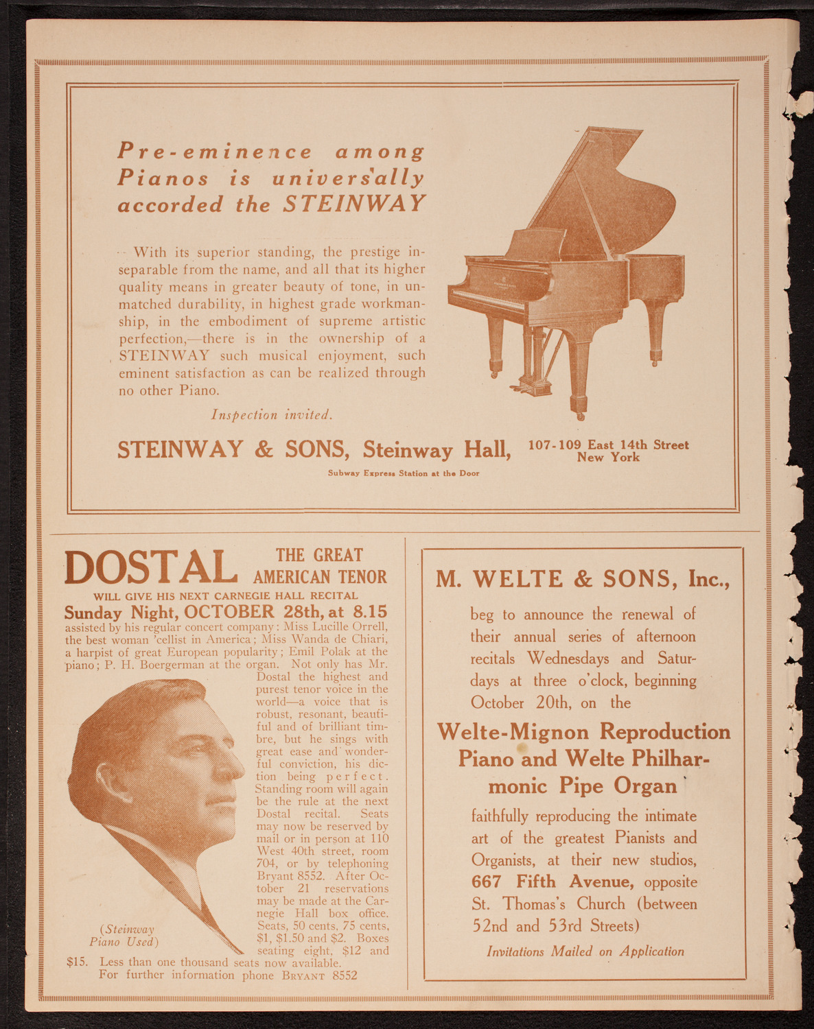 Lecture by Sergeant Arthur Guy Empey, October 14, 1917, program page 4