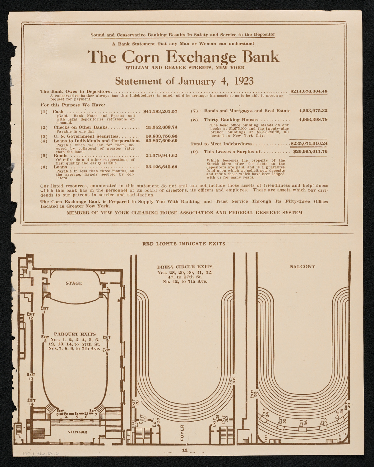 New York Symphony Orchestra, January 26, 1923, program page 11