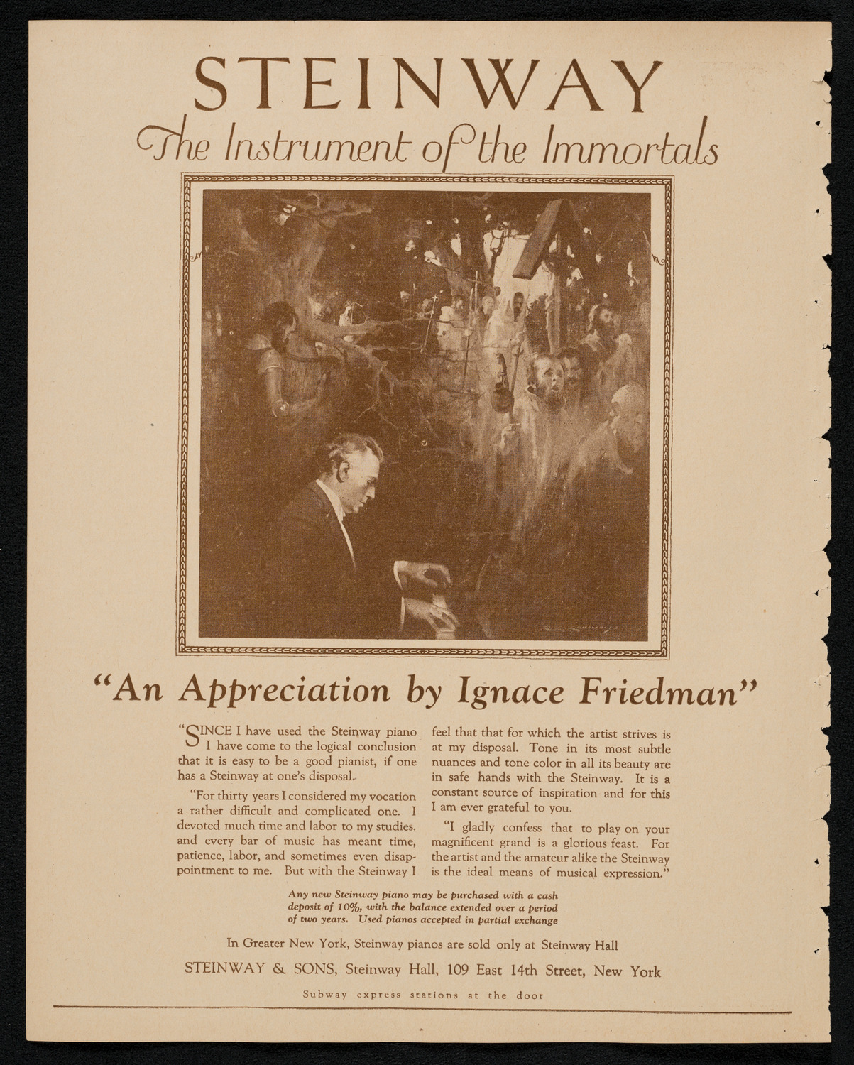 New York Philharmonic, February 18, 1923, program page 4