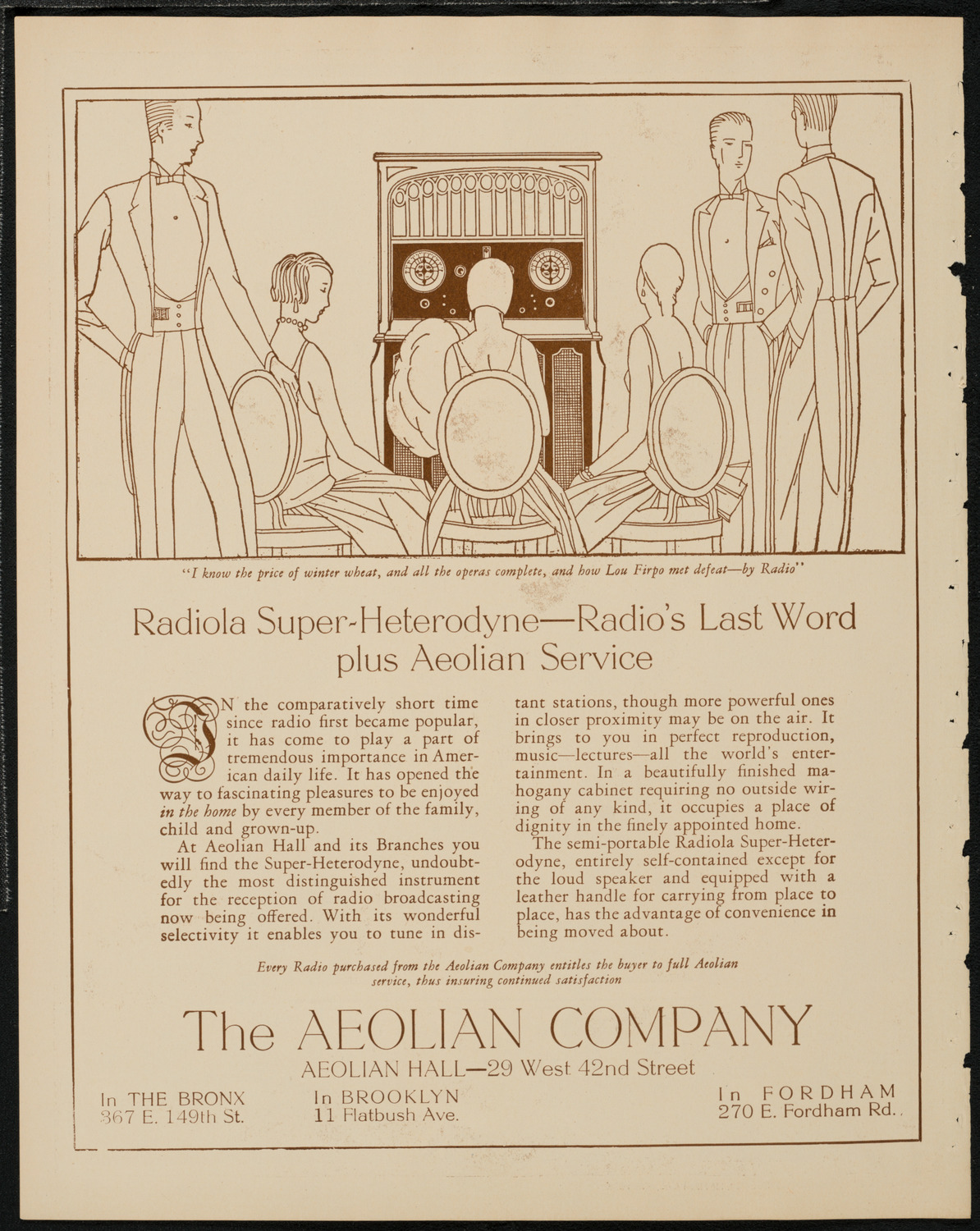 New York Symphony Orchestra, March 26, 1925, program page 2