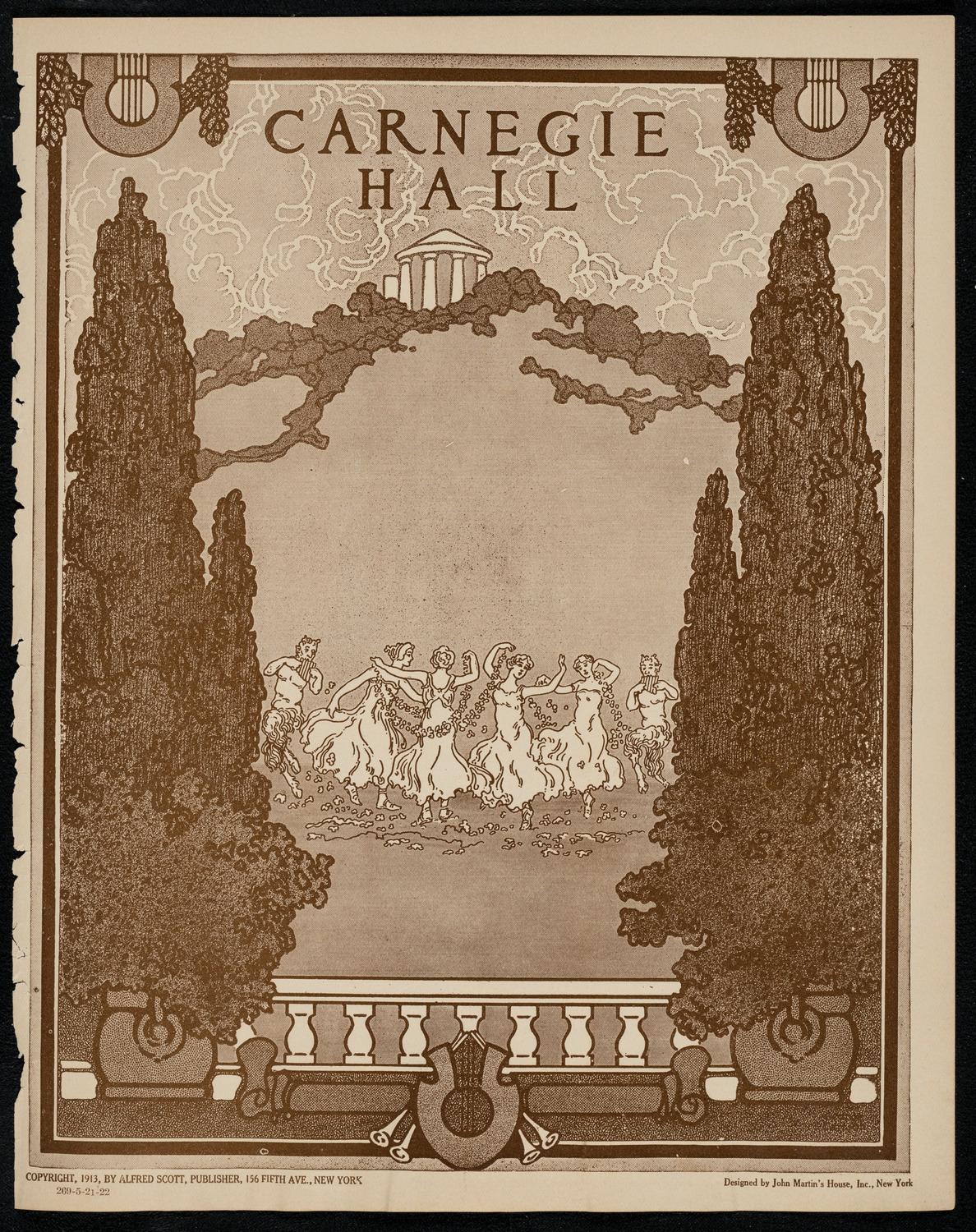 Music and Moving-Picture Views of Spain, May 21, 1922, program page 1