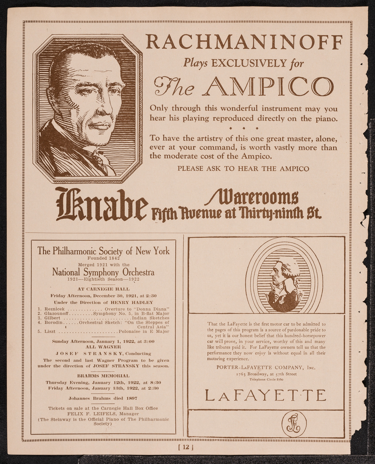 Newman Traveltalks: Switzerland, December 18, 1921, program page 12