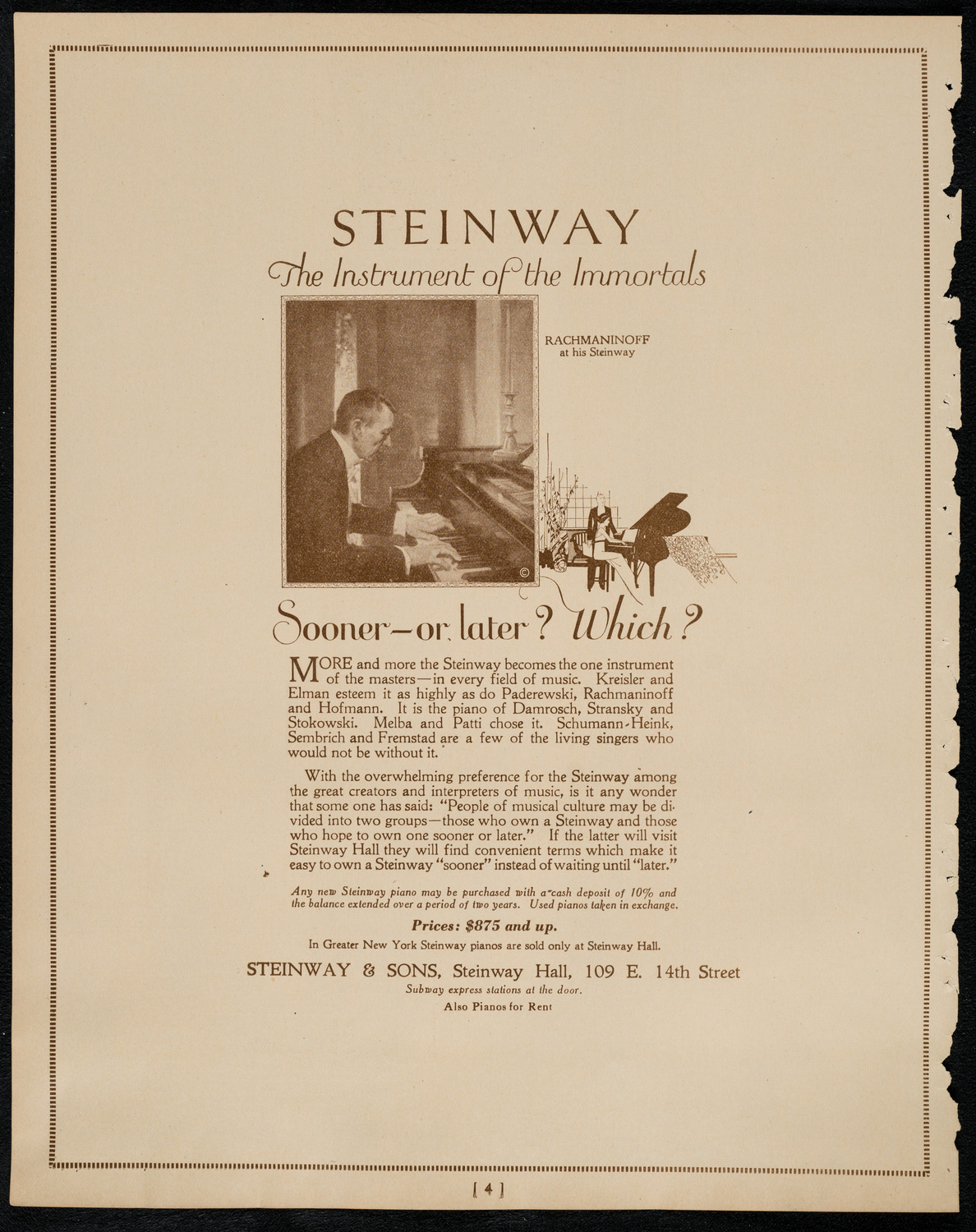 Mecca Temple of New York: Ancient Arabic Order of the Nobles of the Mystic Shrine, May 27, 1922, program page 4