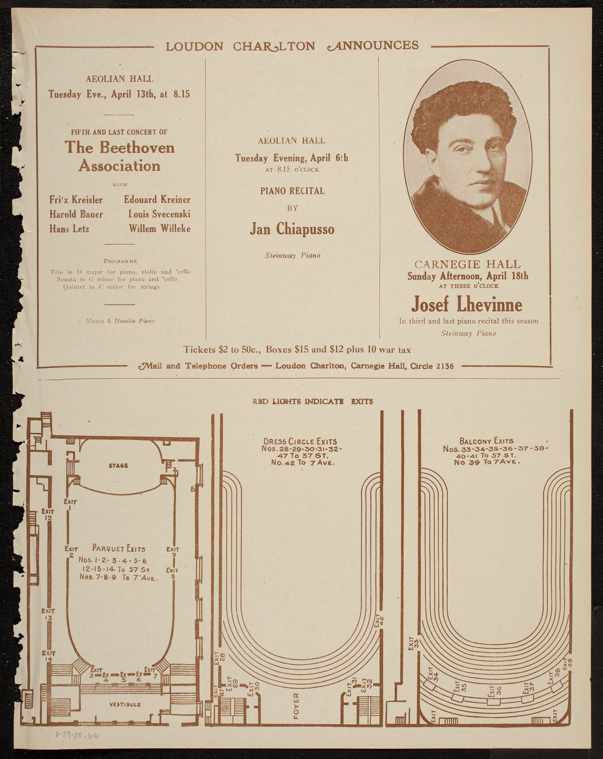 Mecca Temple Ceremonial Session, March 29, 1920, program page 11