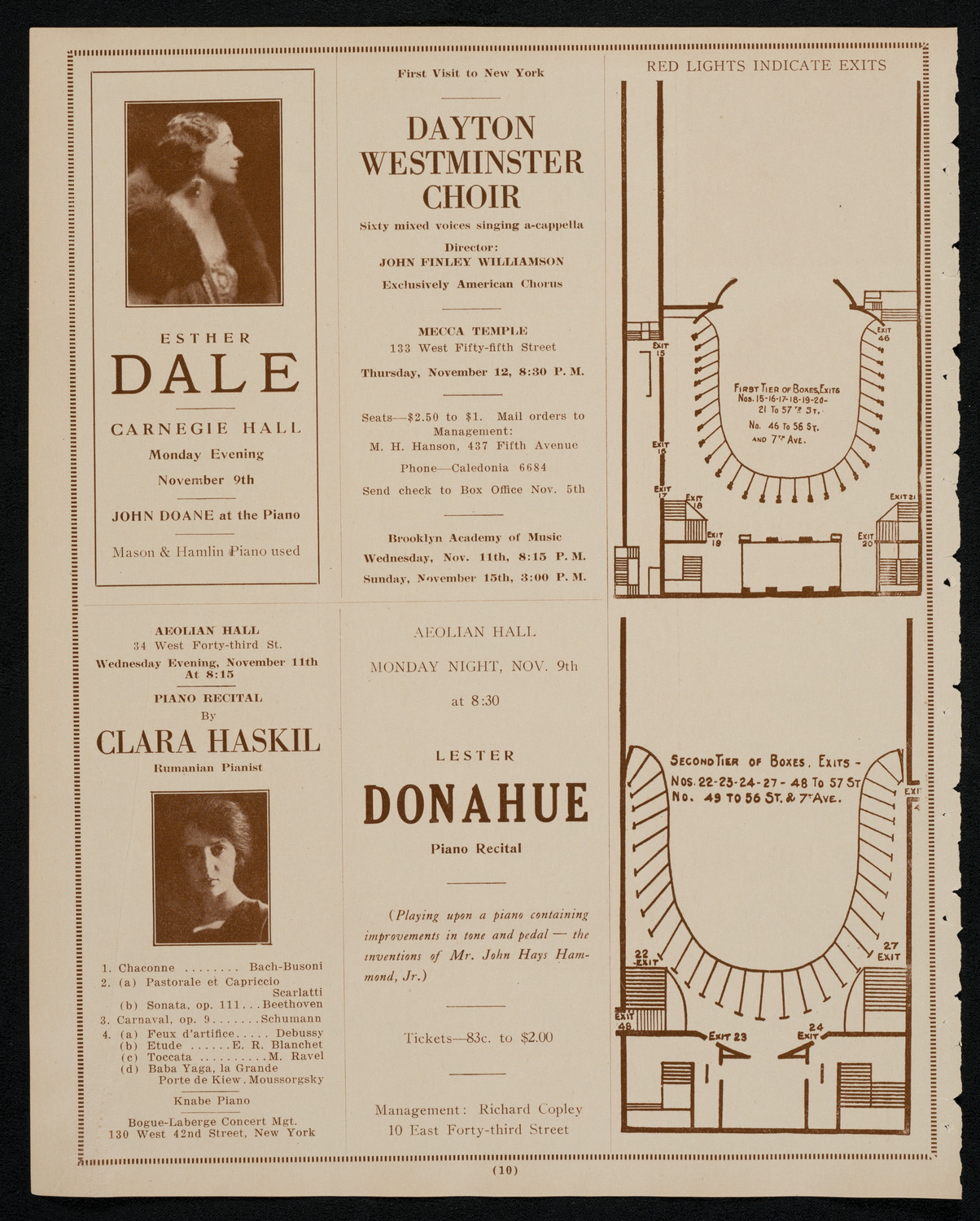 State Symphony Orchestra of New York, November 4, 1925, program page 10