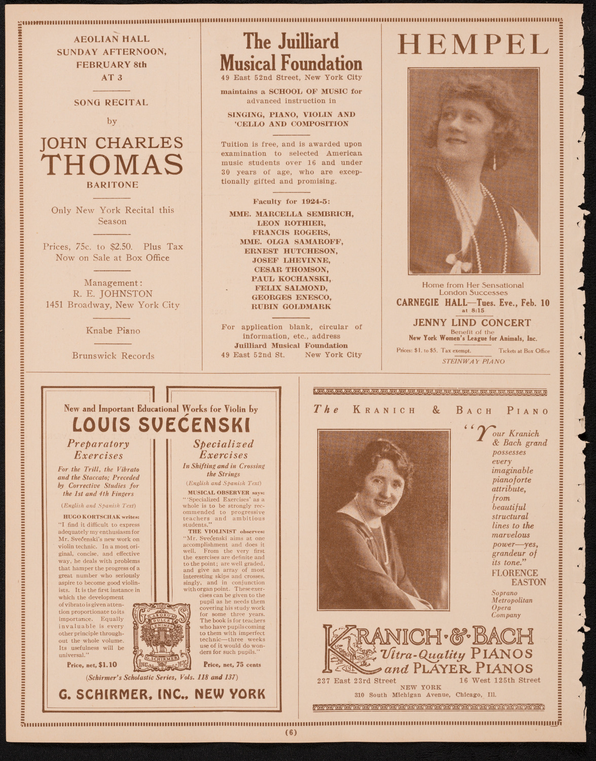 Symphony Concert for Young People, January 24, 1925, program page 6